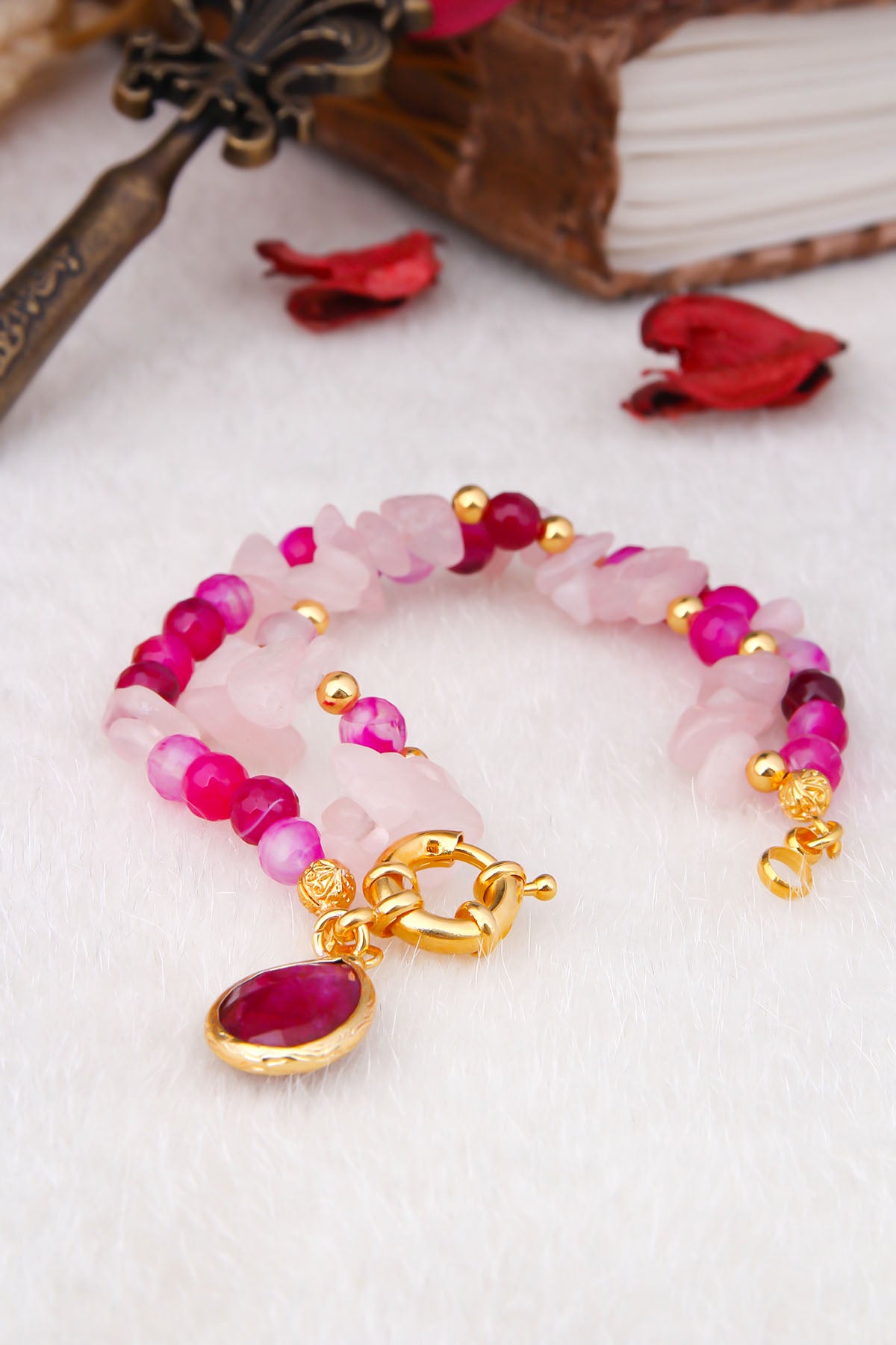 Pink Quartz Bracelets