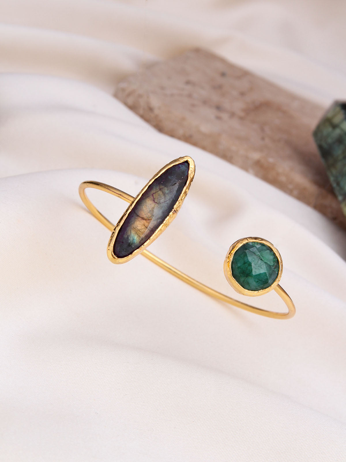 Labradorite & Agathe Bracelet