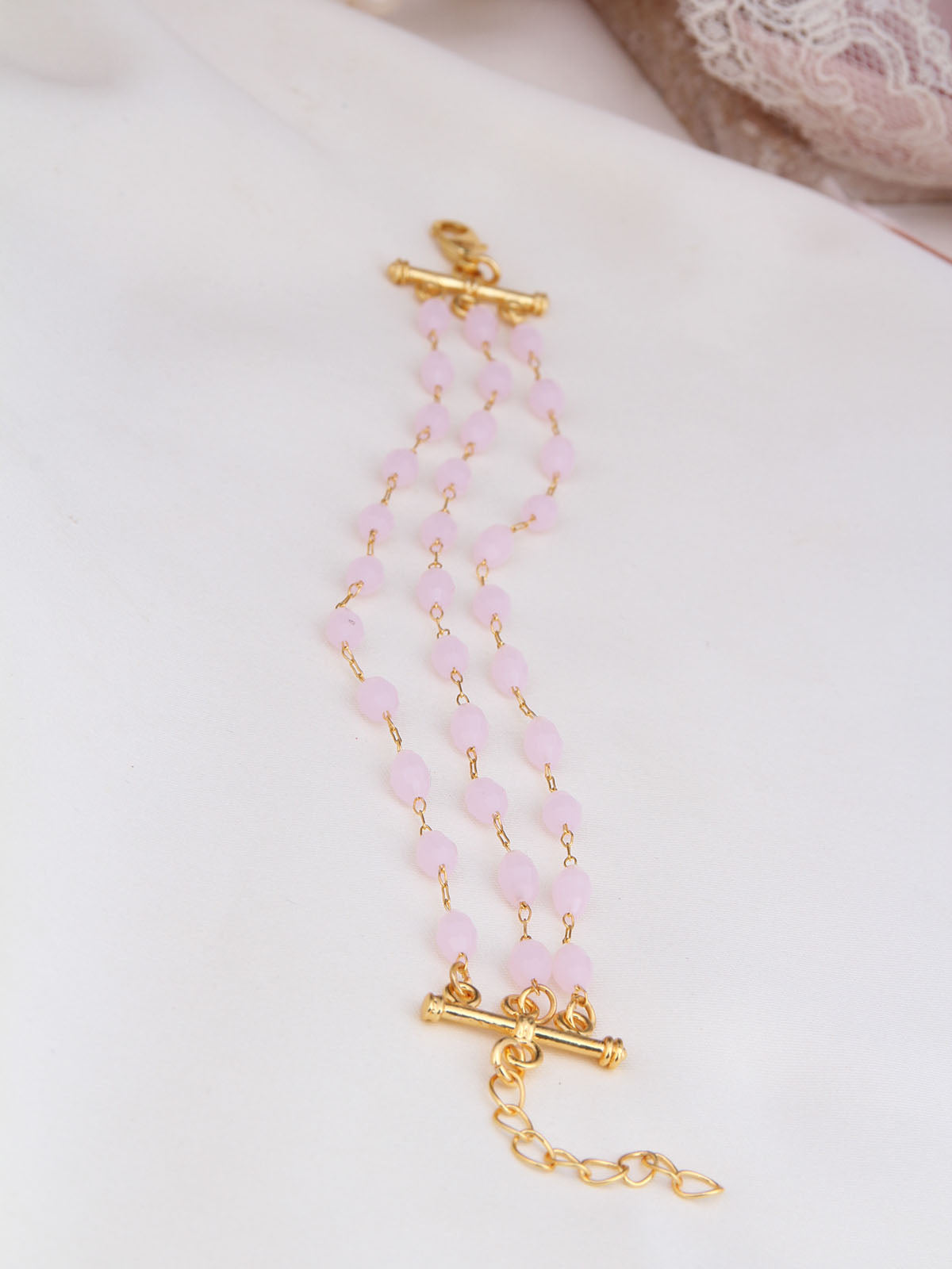 Pink Quartz Bracelet