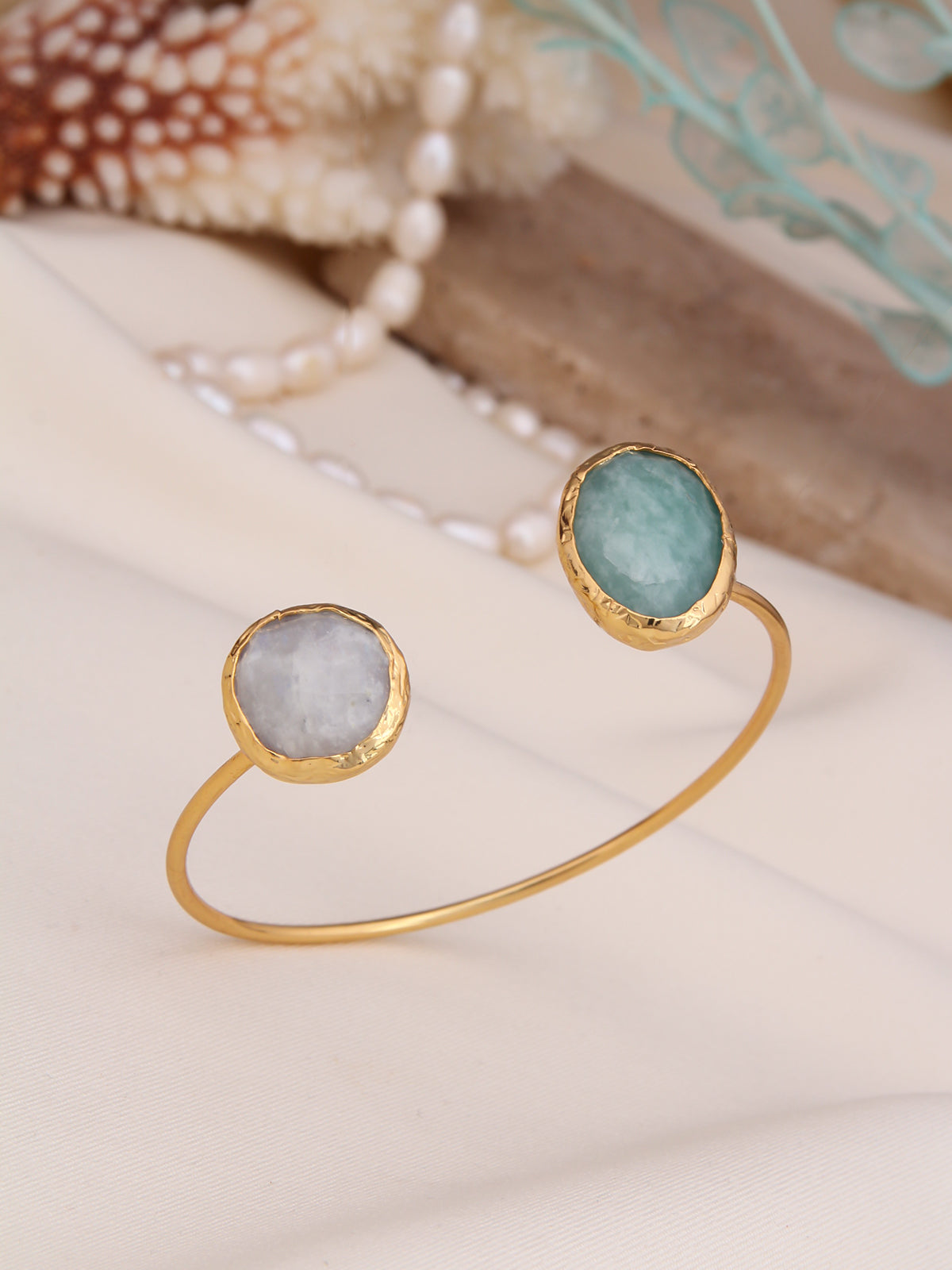 Moonstone & Amazonite Bracelet