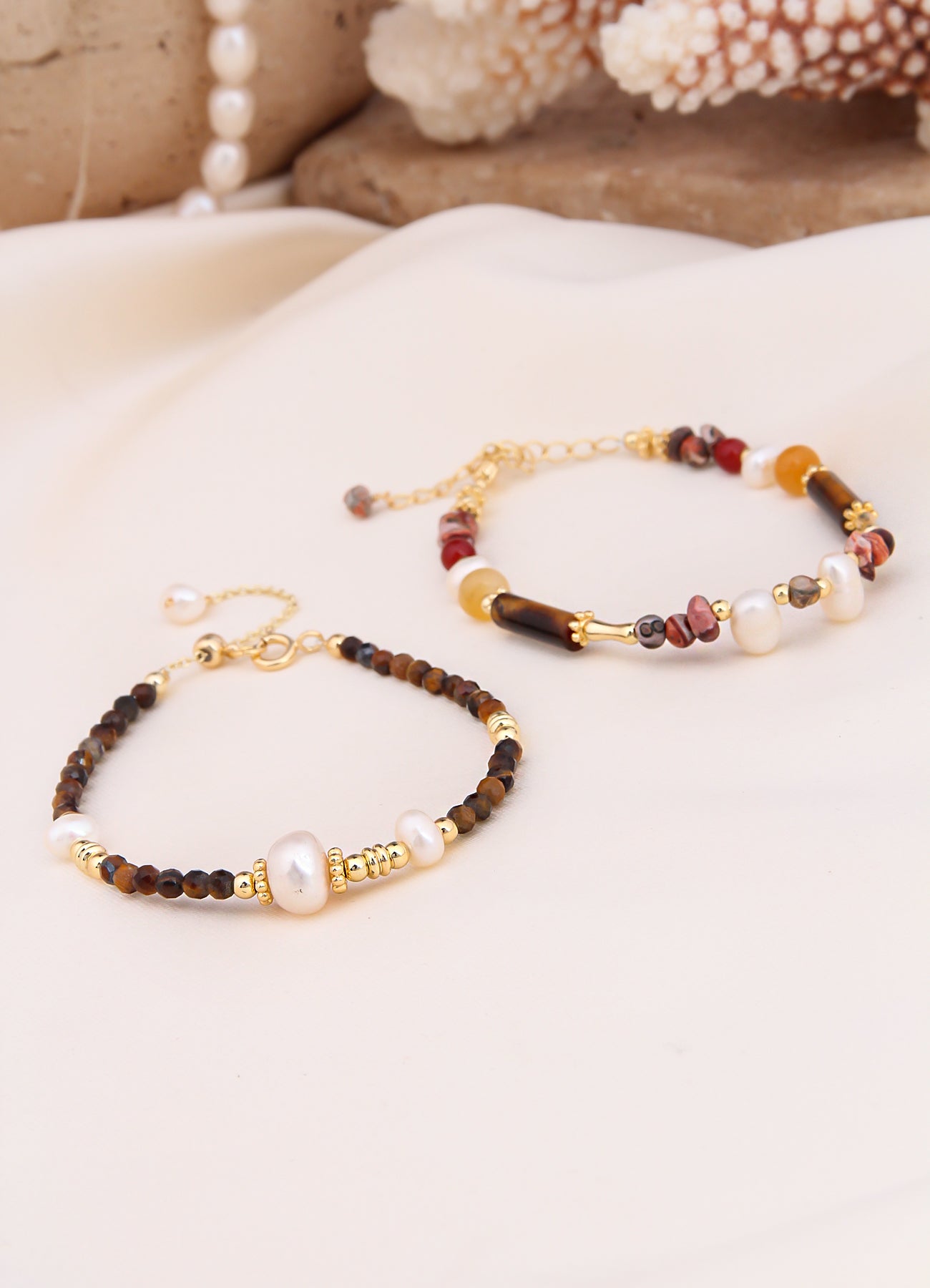 Zircon & Pearl Bracelet