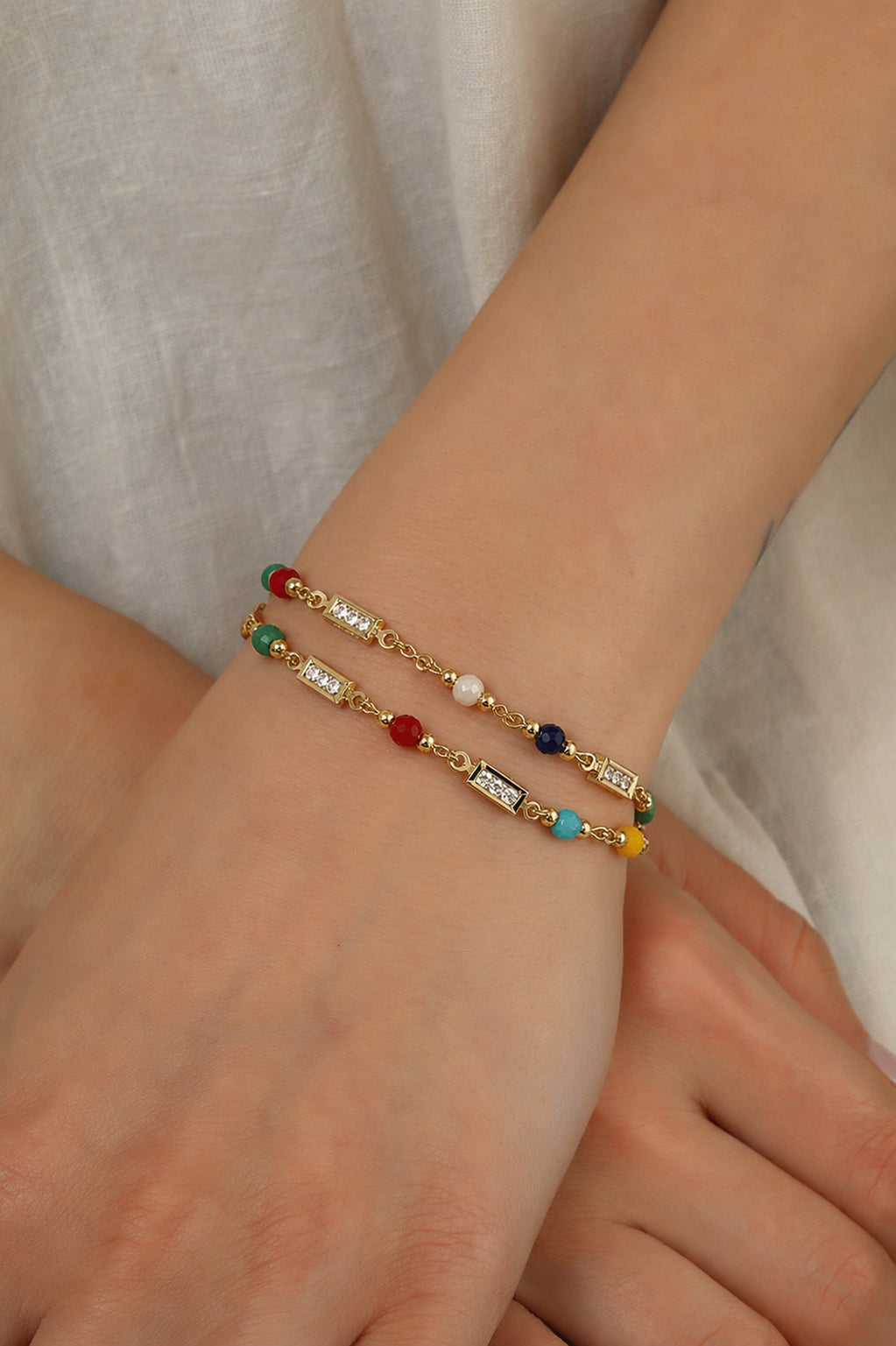 Crystal stone bracelet