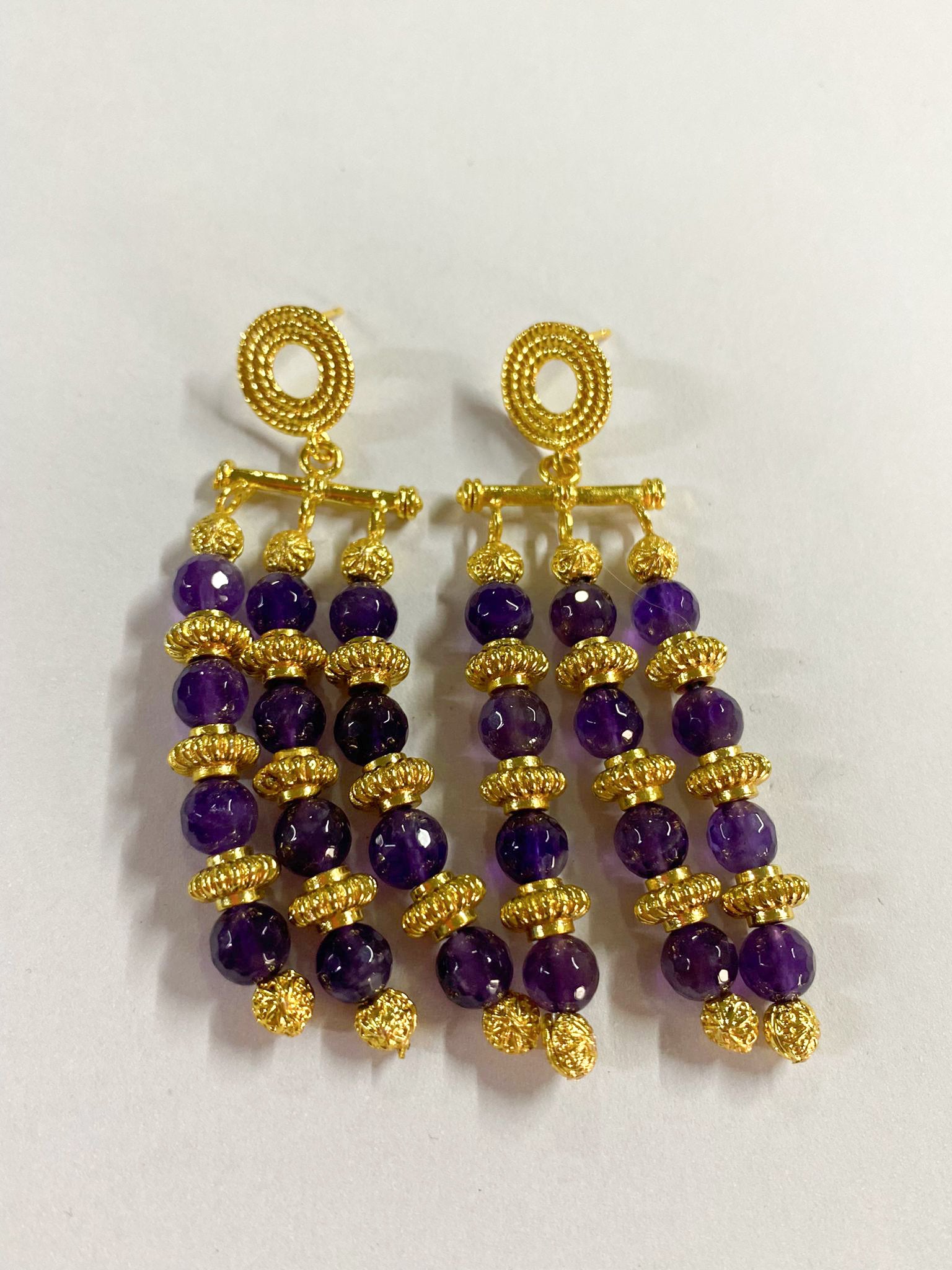 Amethyst Boucles d'oreilles