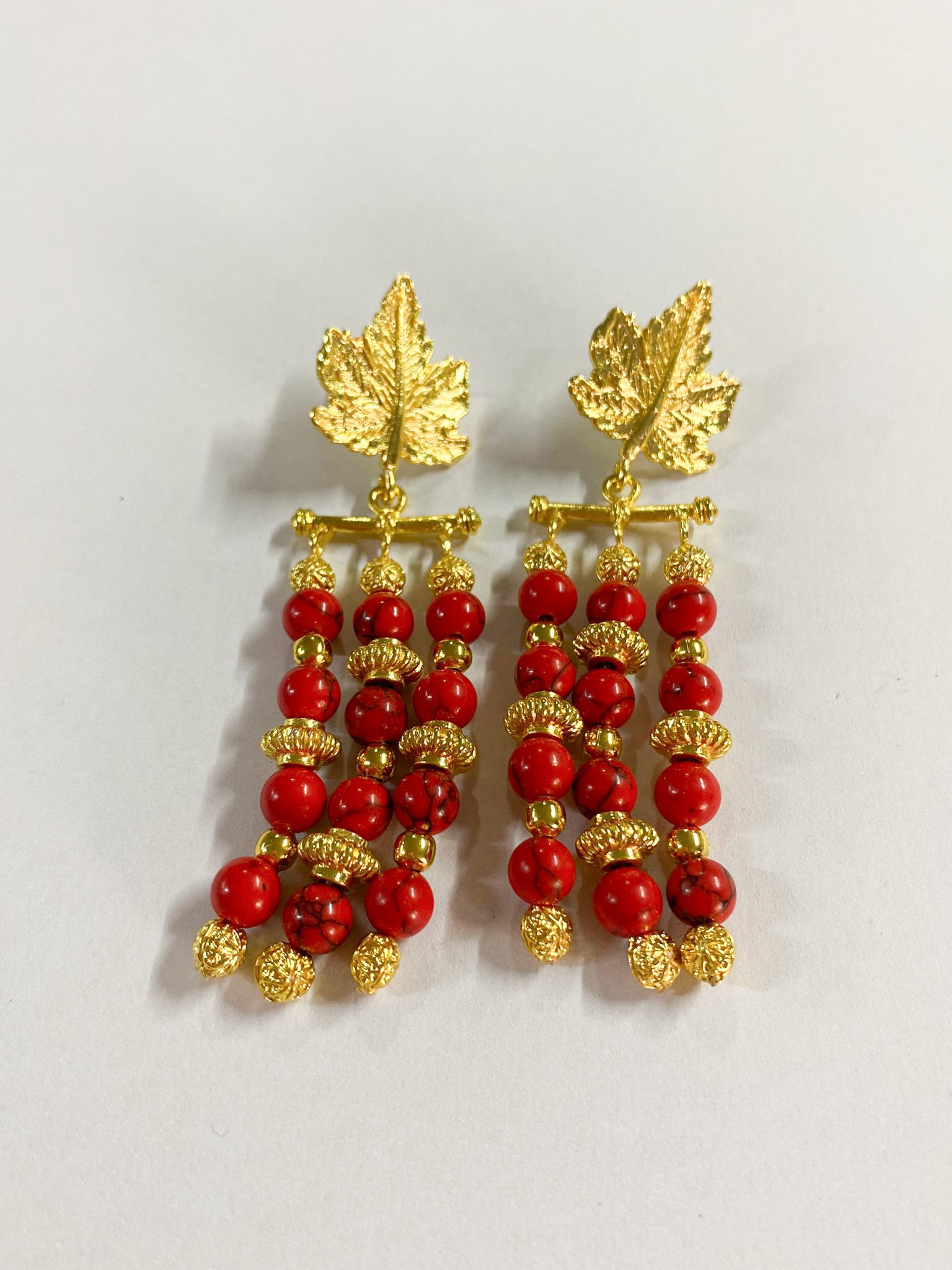 Coral Boucles d'oreilles