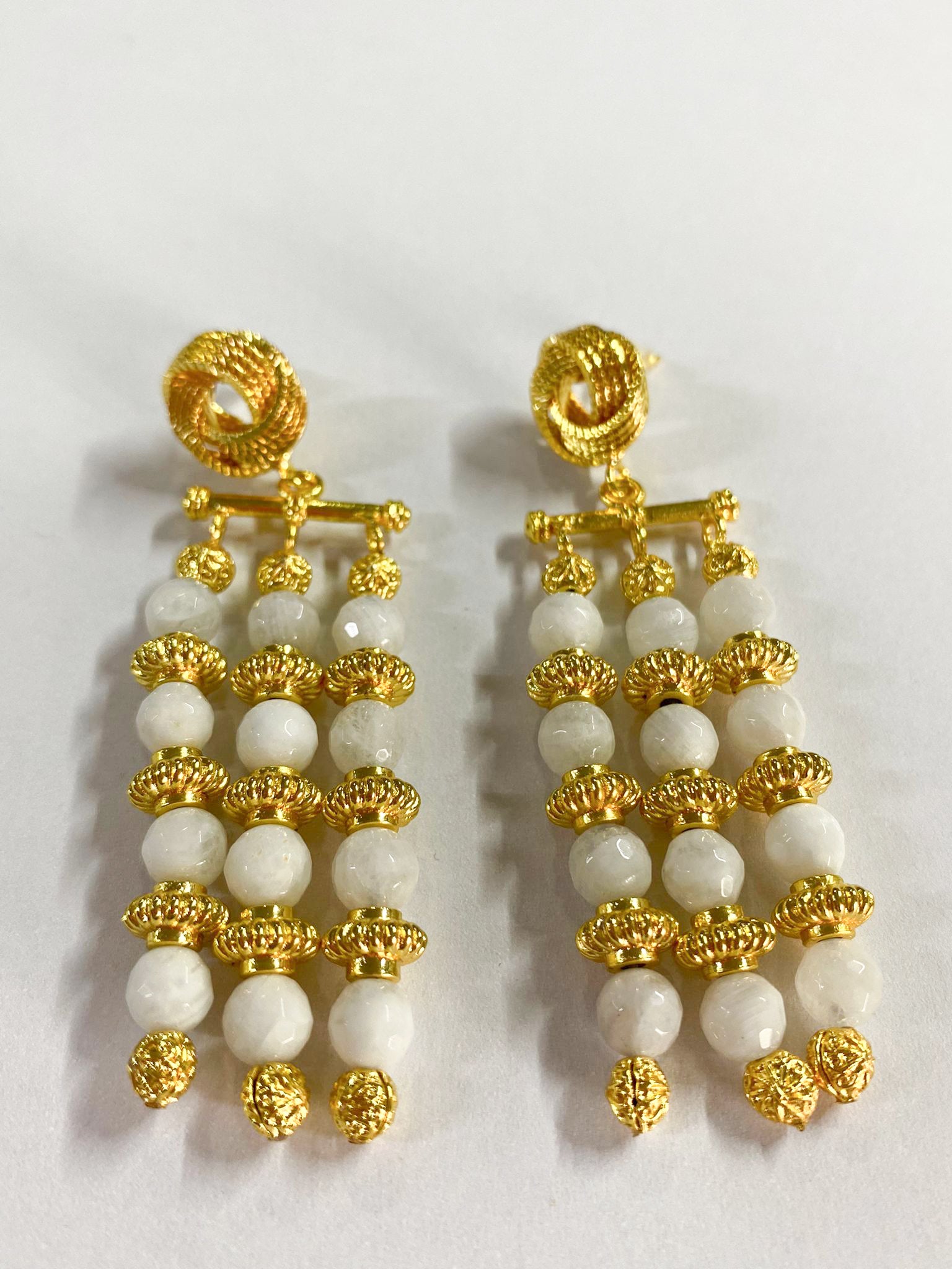 MoonStone Boucles d'oreilles