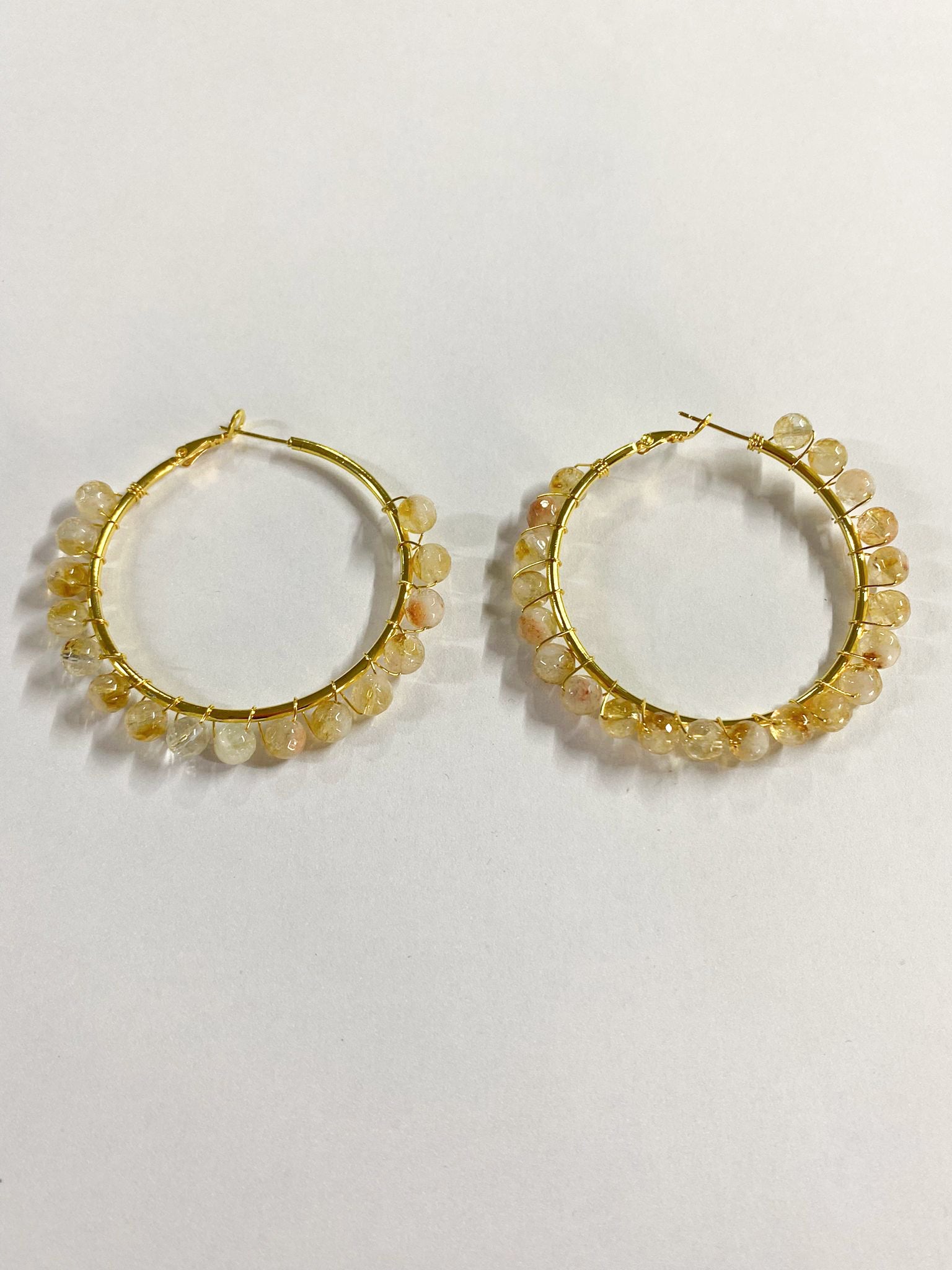 Citrine Boucles d'oreilles