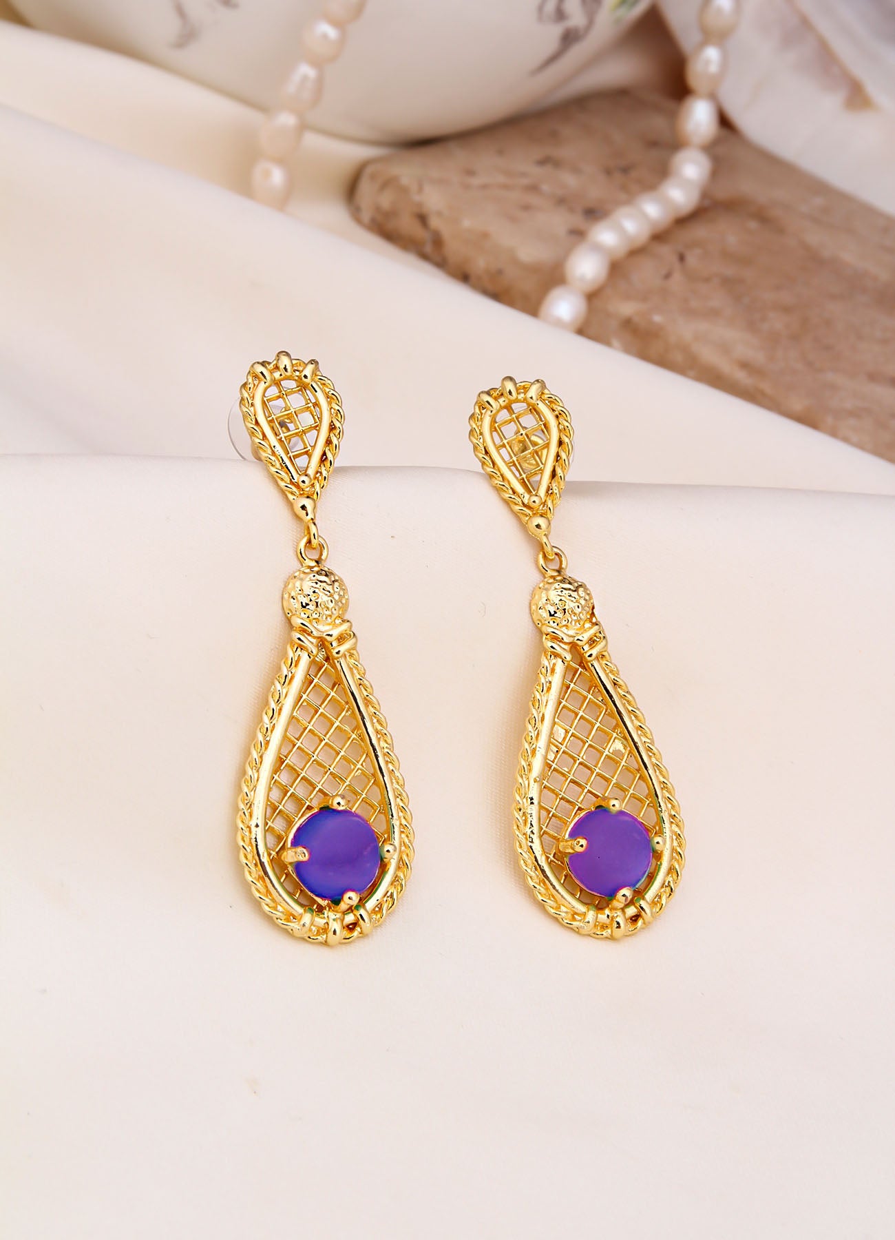 Amethyst Boucles d'oreilles