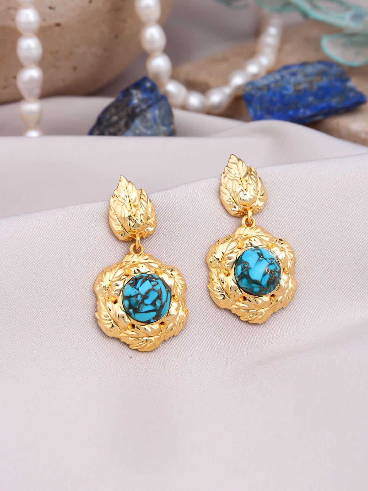 Turquoise Boucles d'oreilles