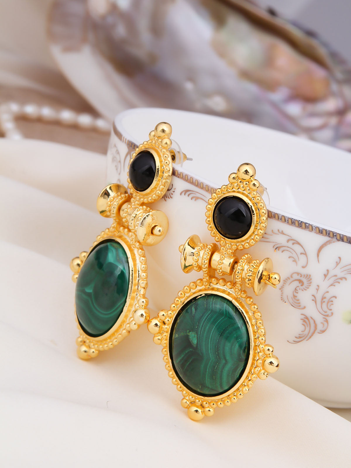 Agate Boucles d'oreilles