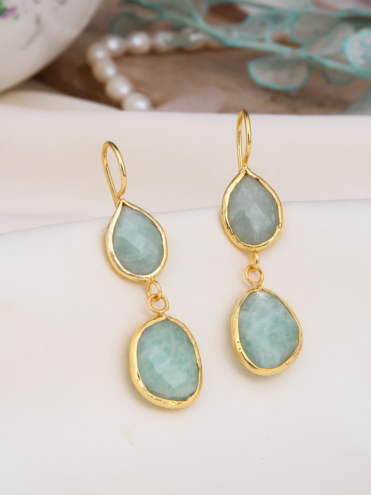 Amazonite Boucle d'oreilles