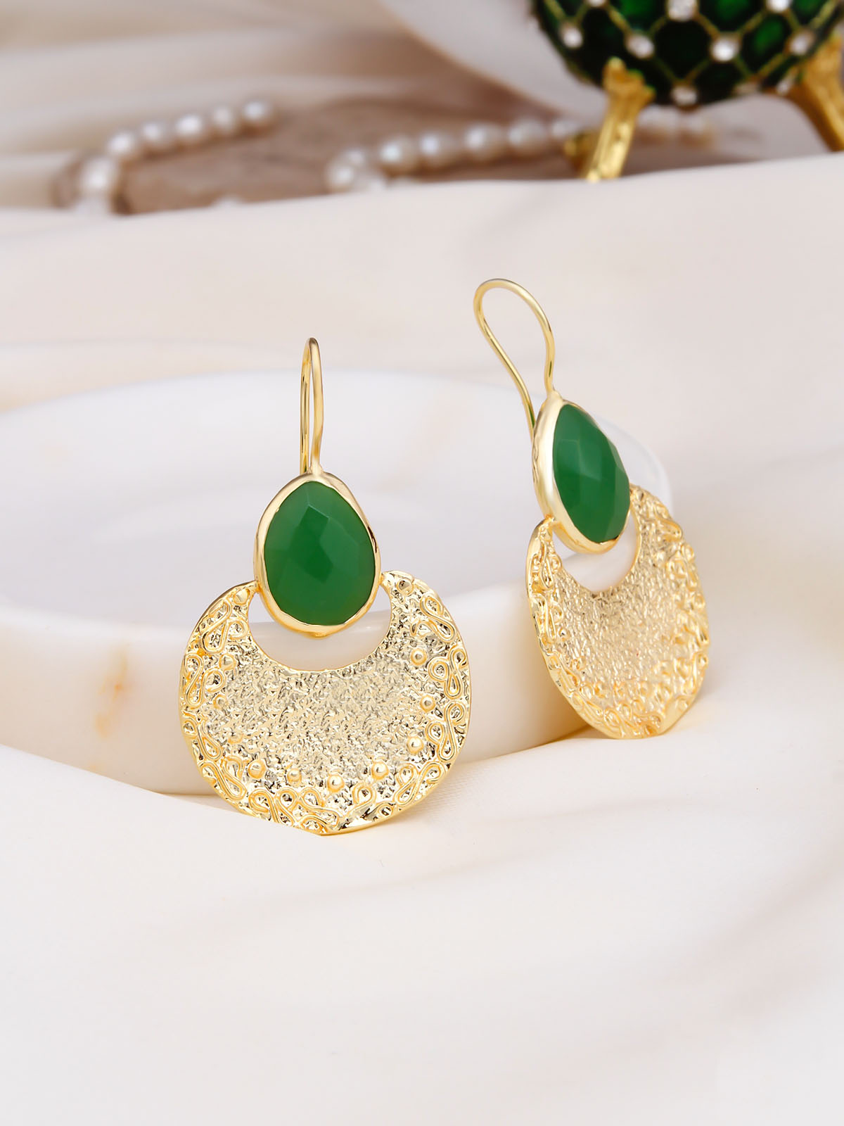 Agate Boucle D'Oreilles