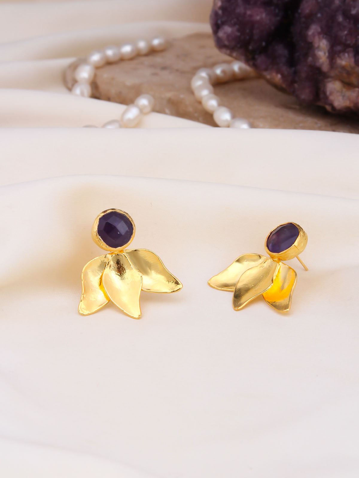 Amethyst Boucles d'oreilles