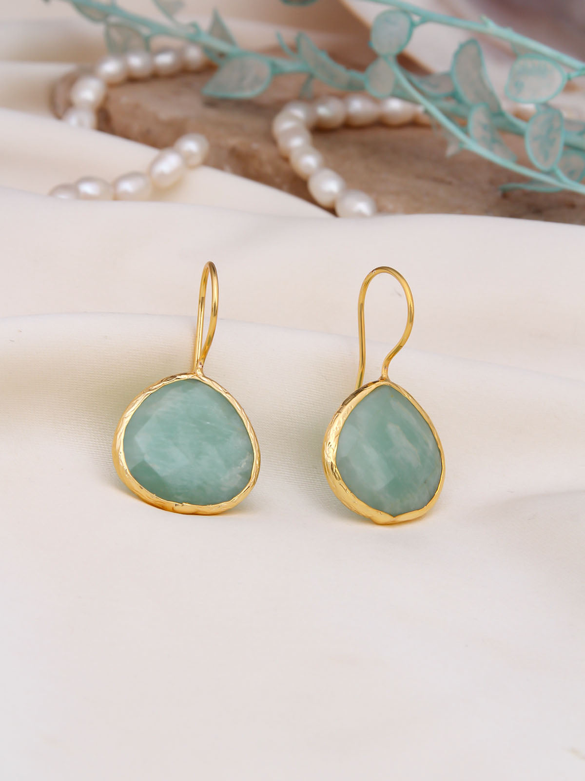 Amazonite Boucles d'oreilles