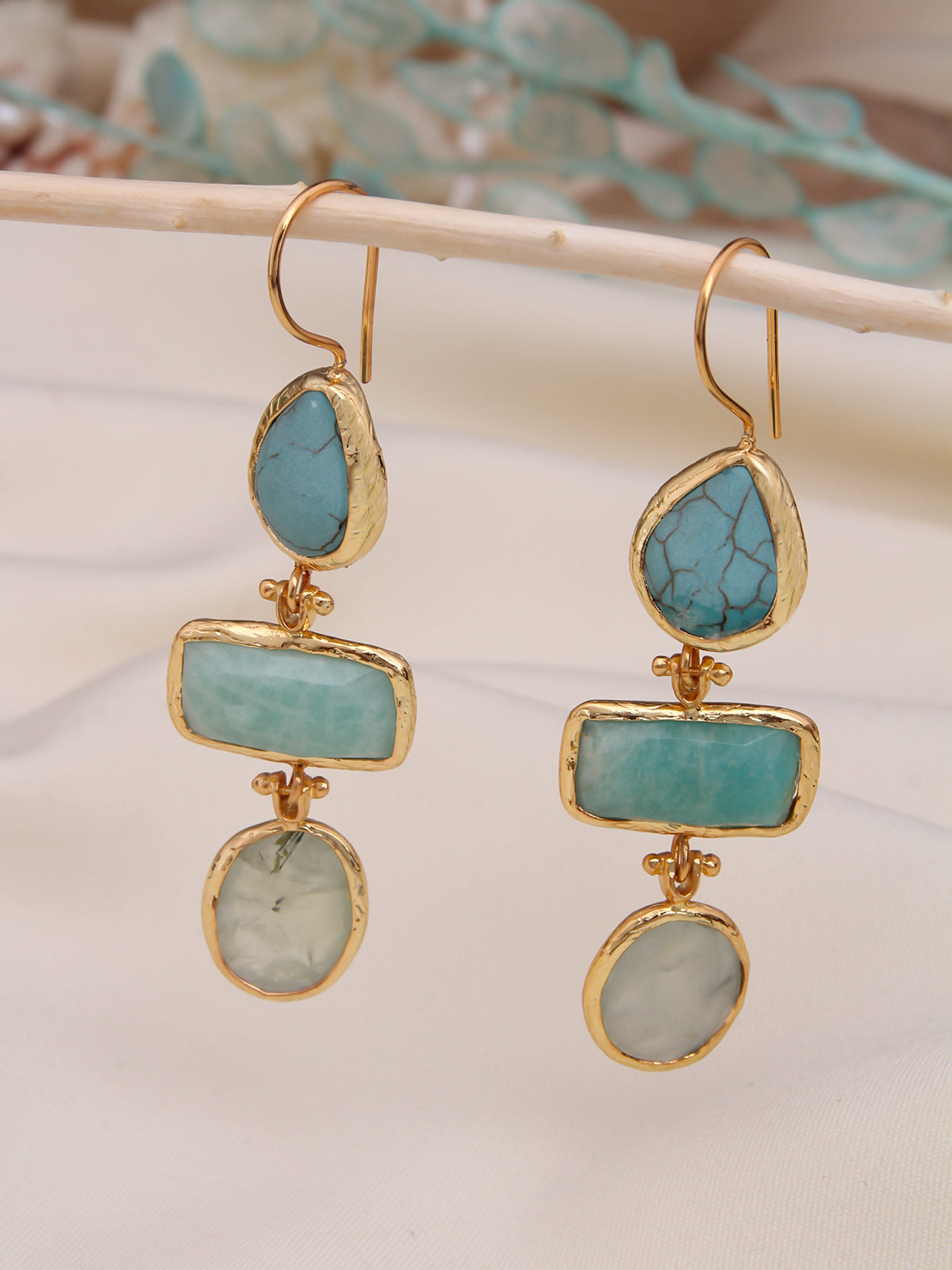 Amazonite Earring
