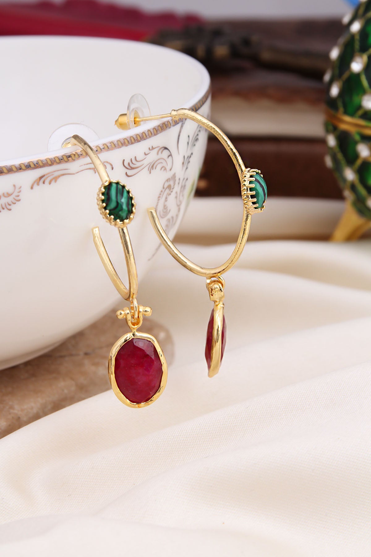 Agate Earring