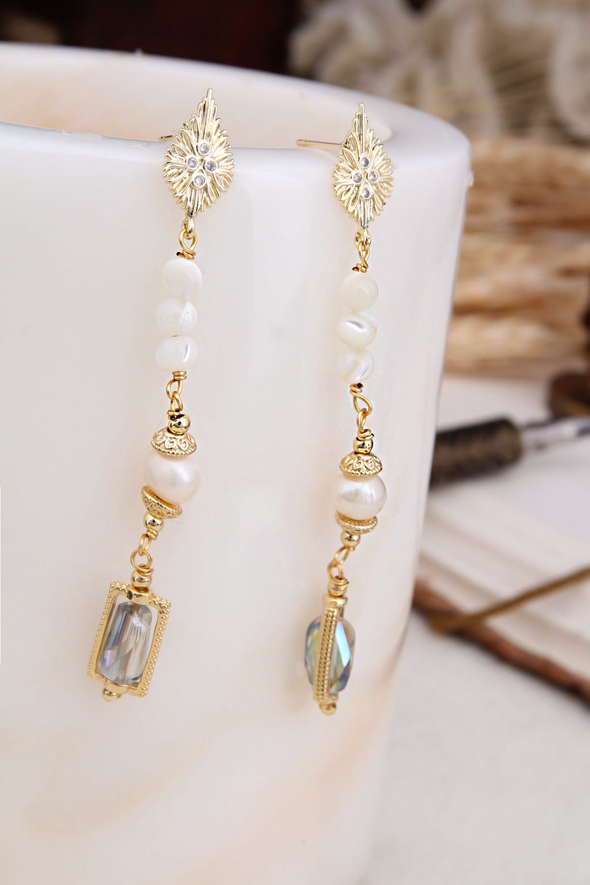 Labrodorite, Earring