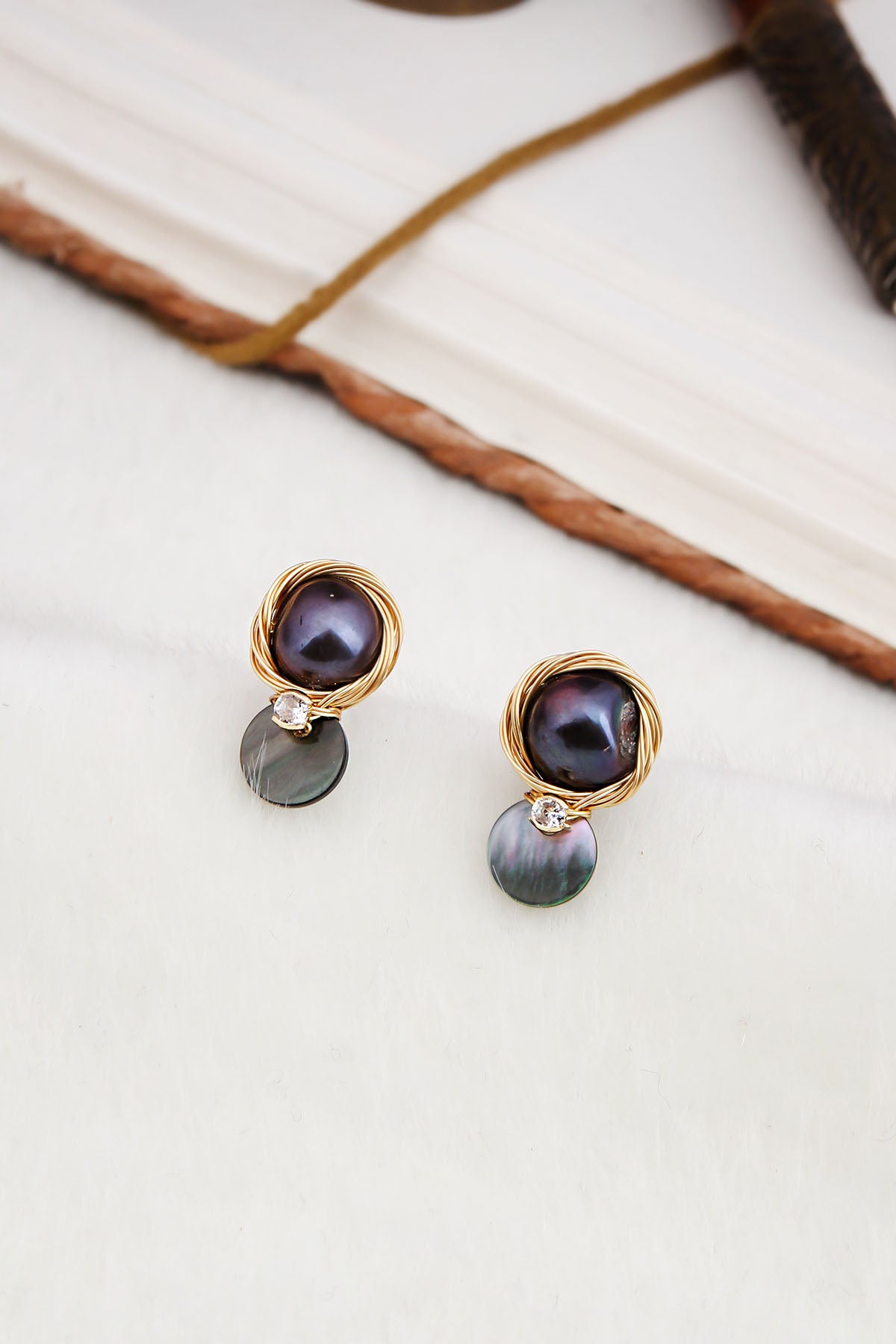 labrodorite Earring
