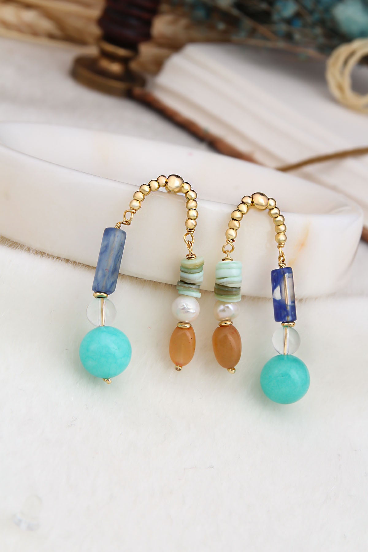 Amazonite Earring
