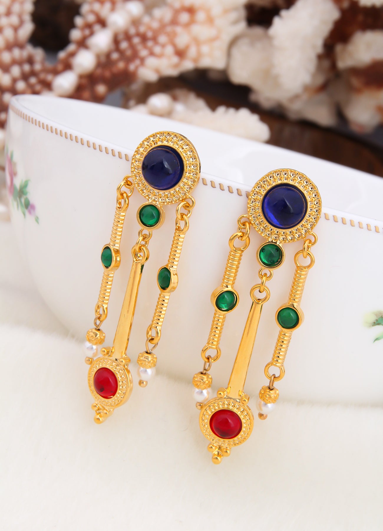 Zircon & Pearl Earring