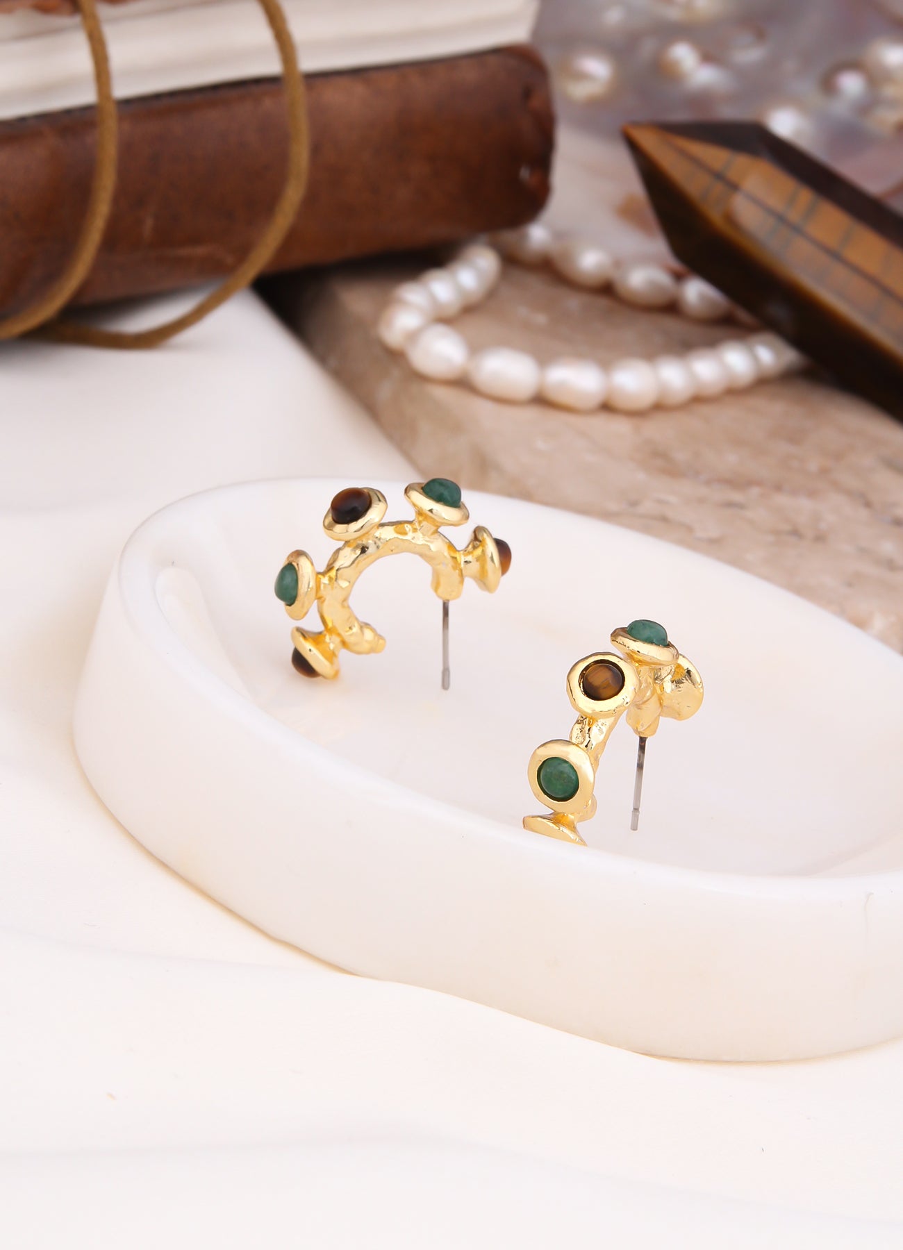 Agate Earring