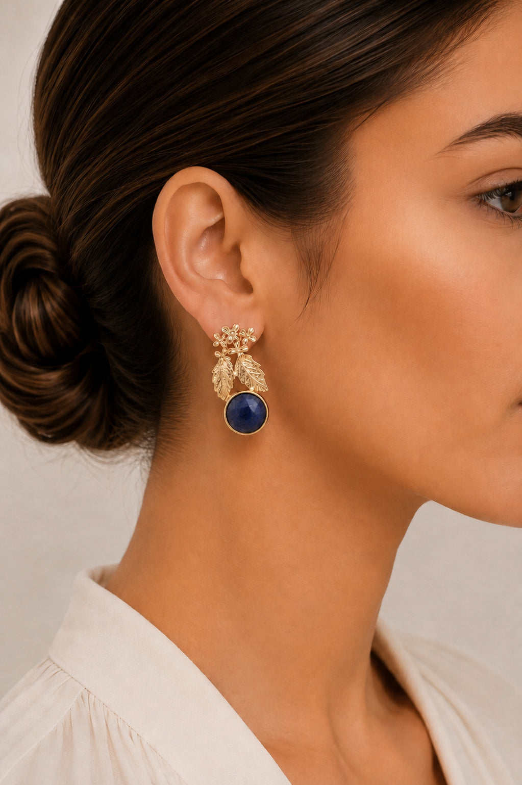 Saphire Earring