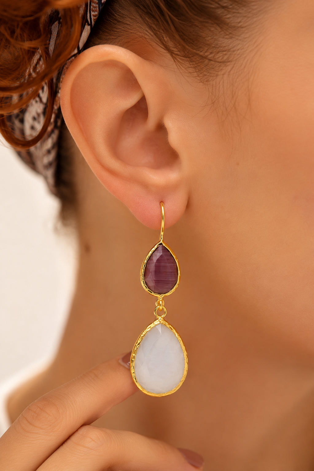 Cat Eyes Earring