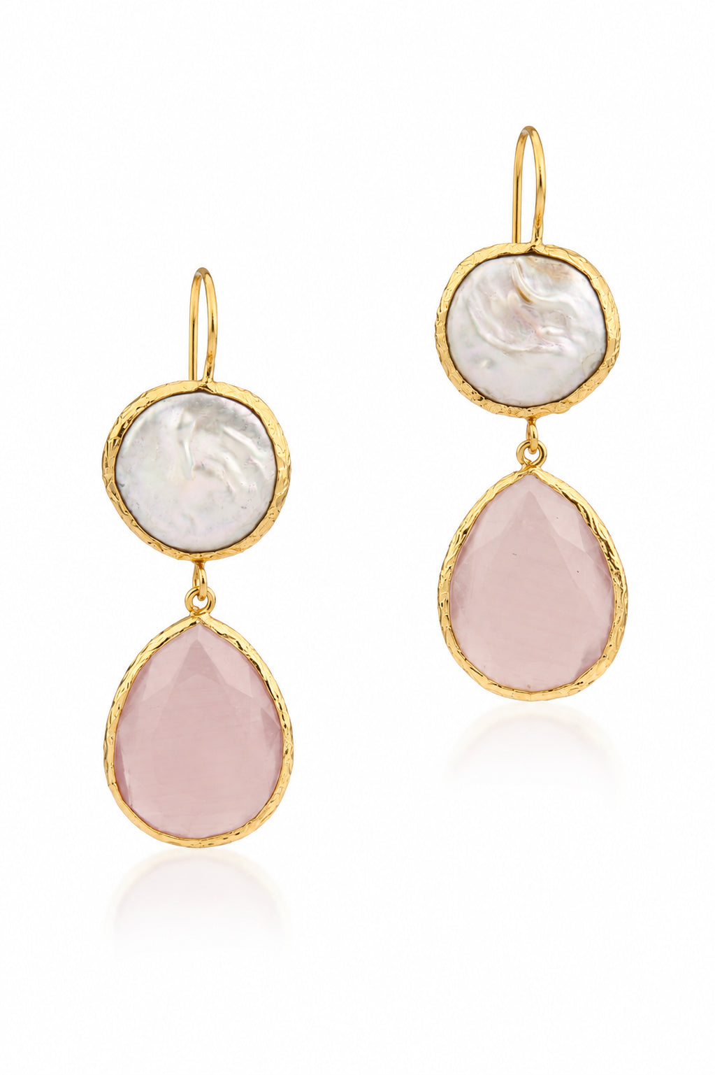 Pearl & Cat Eyes Earring