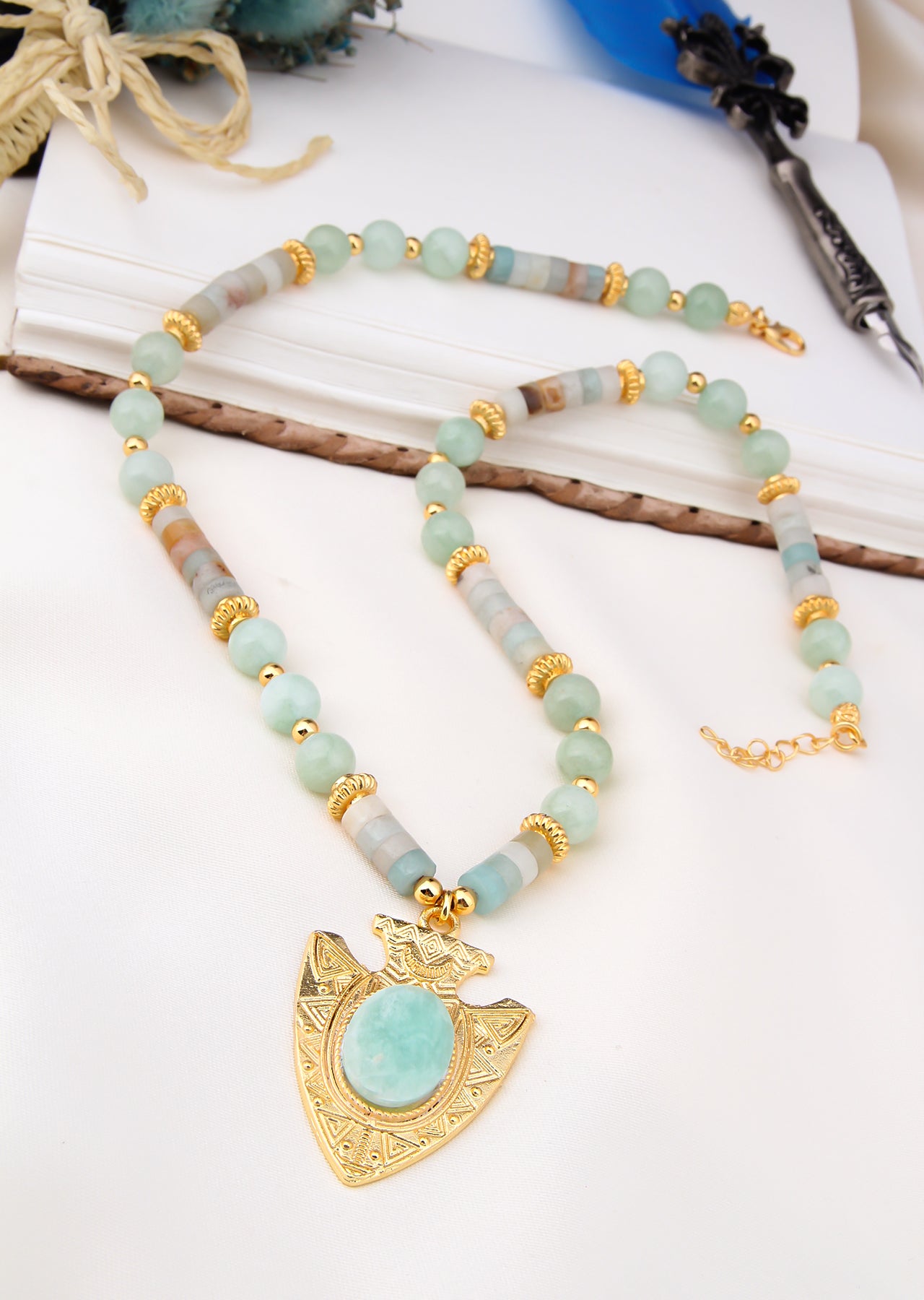 Amazonite Collier