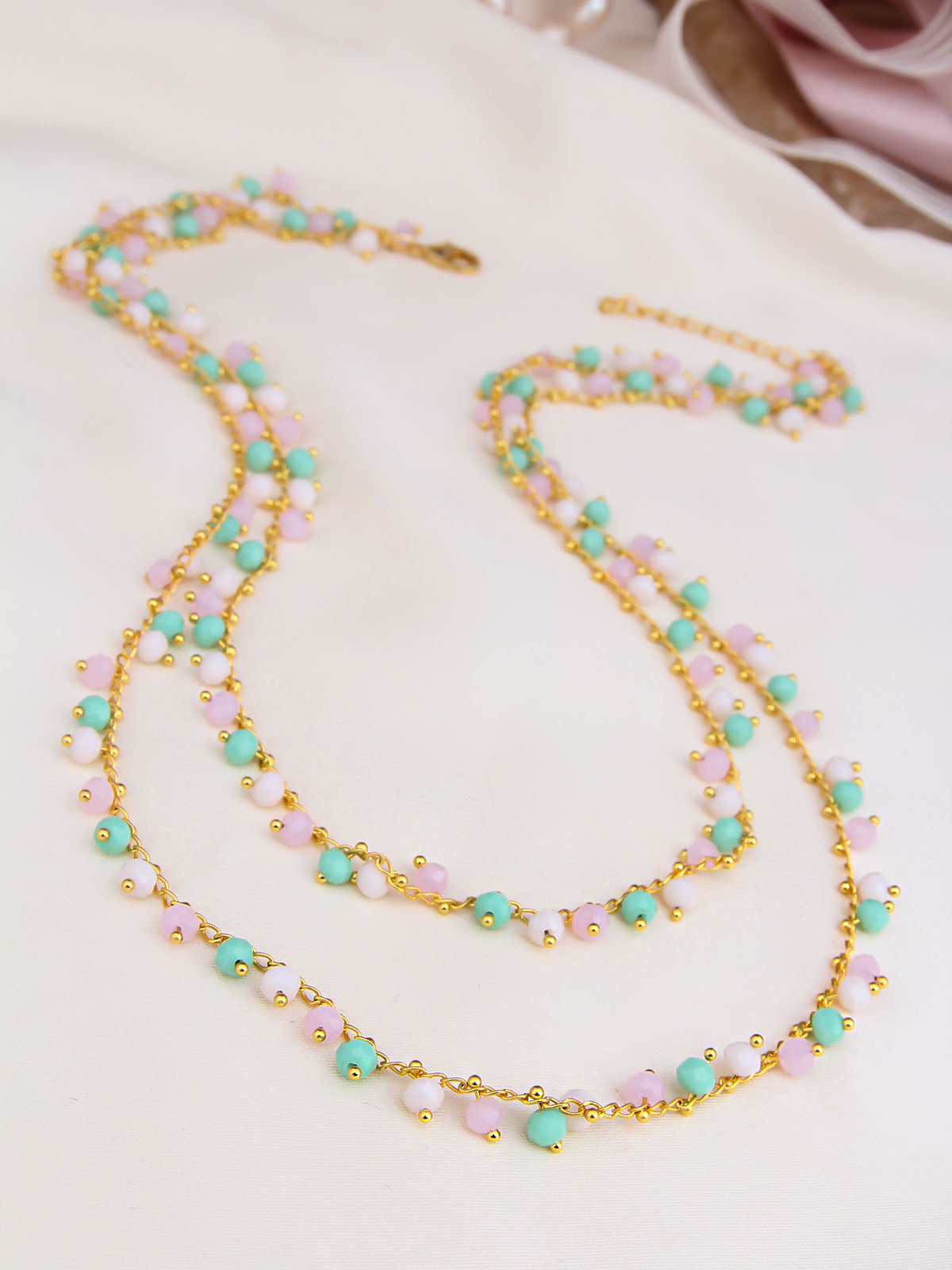 Natural Stone Collier