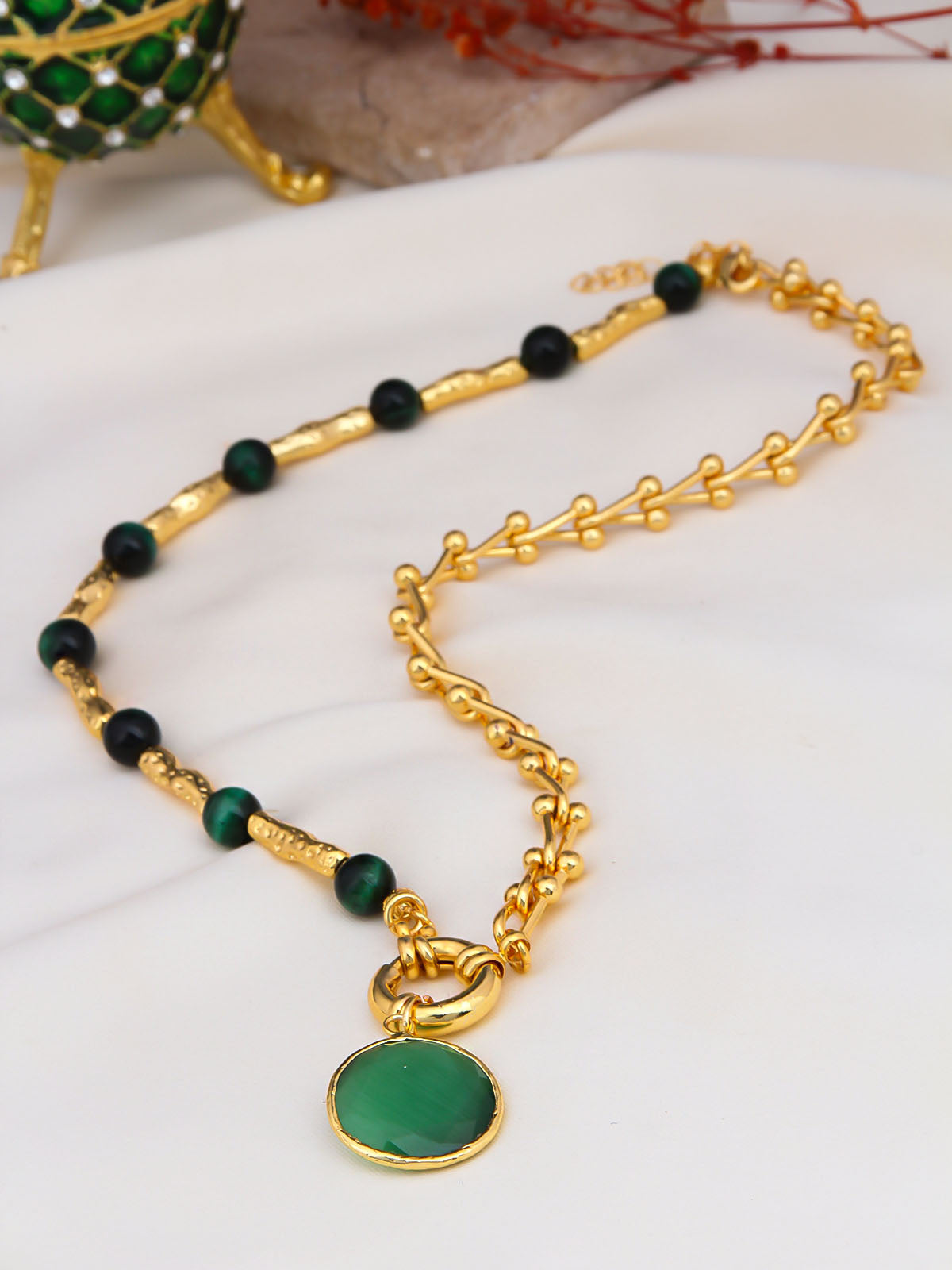 Tiger Eyes Collier