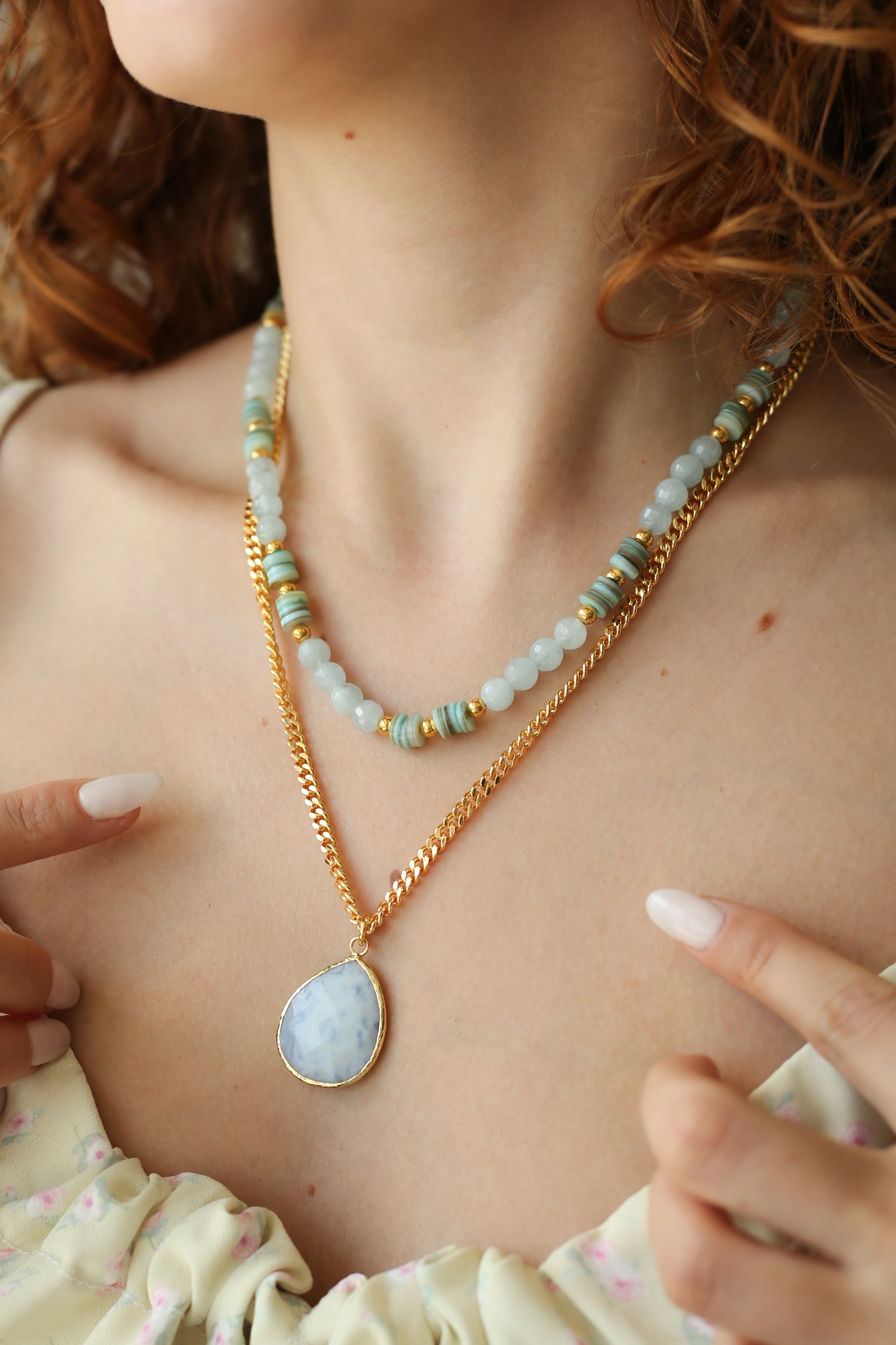 Moonstone Collier