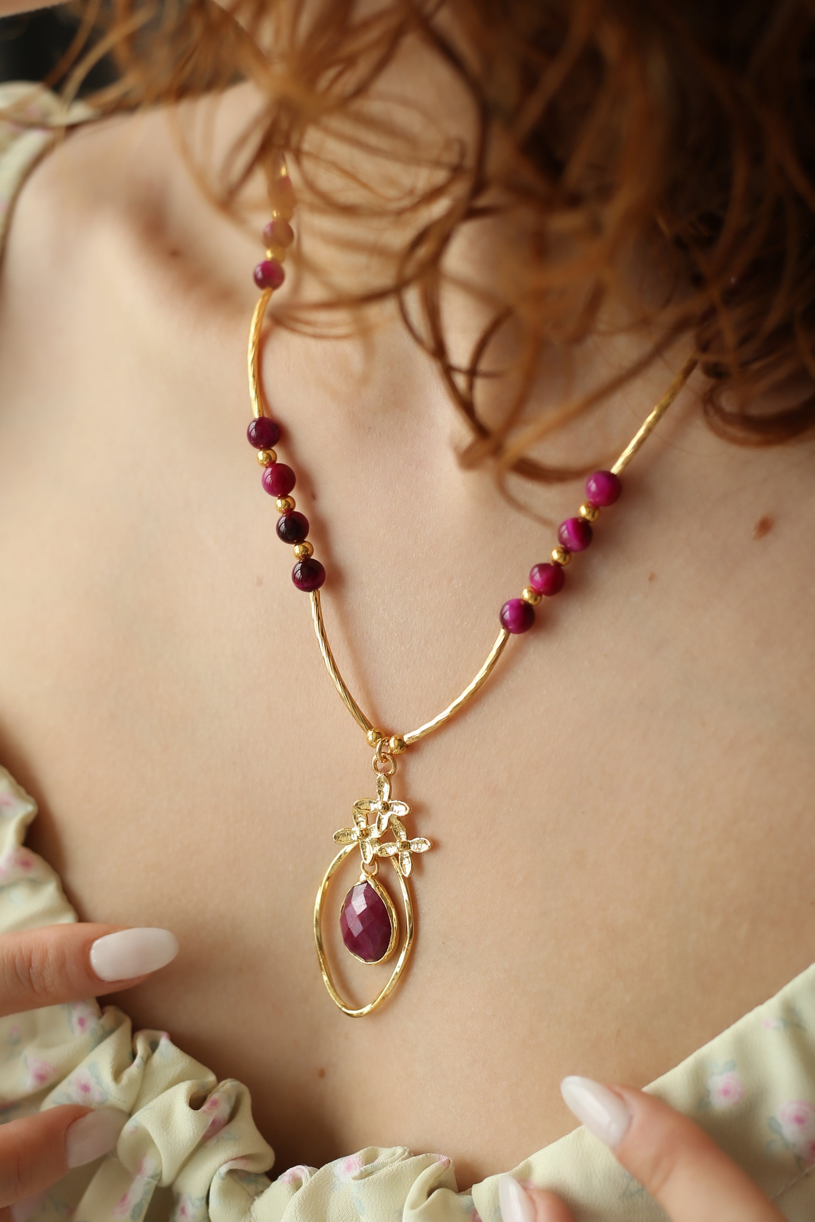 Tiger Eyes Collier