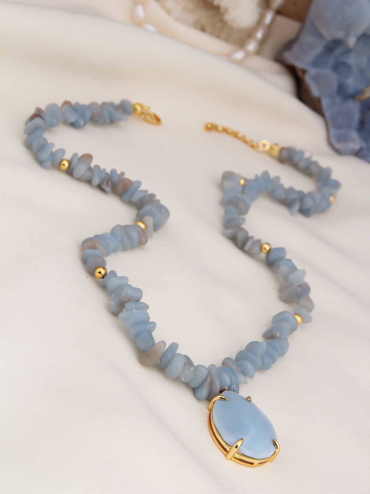 Blue Opal Collier