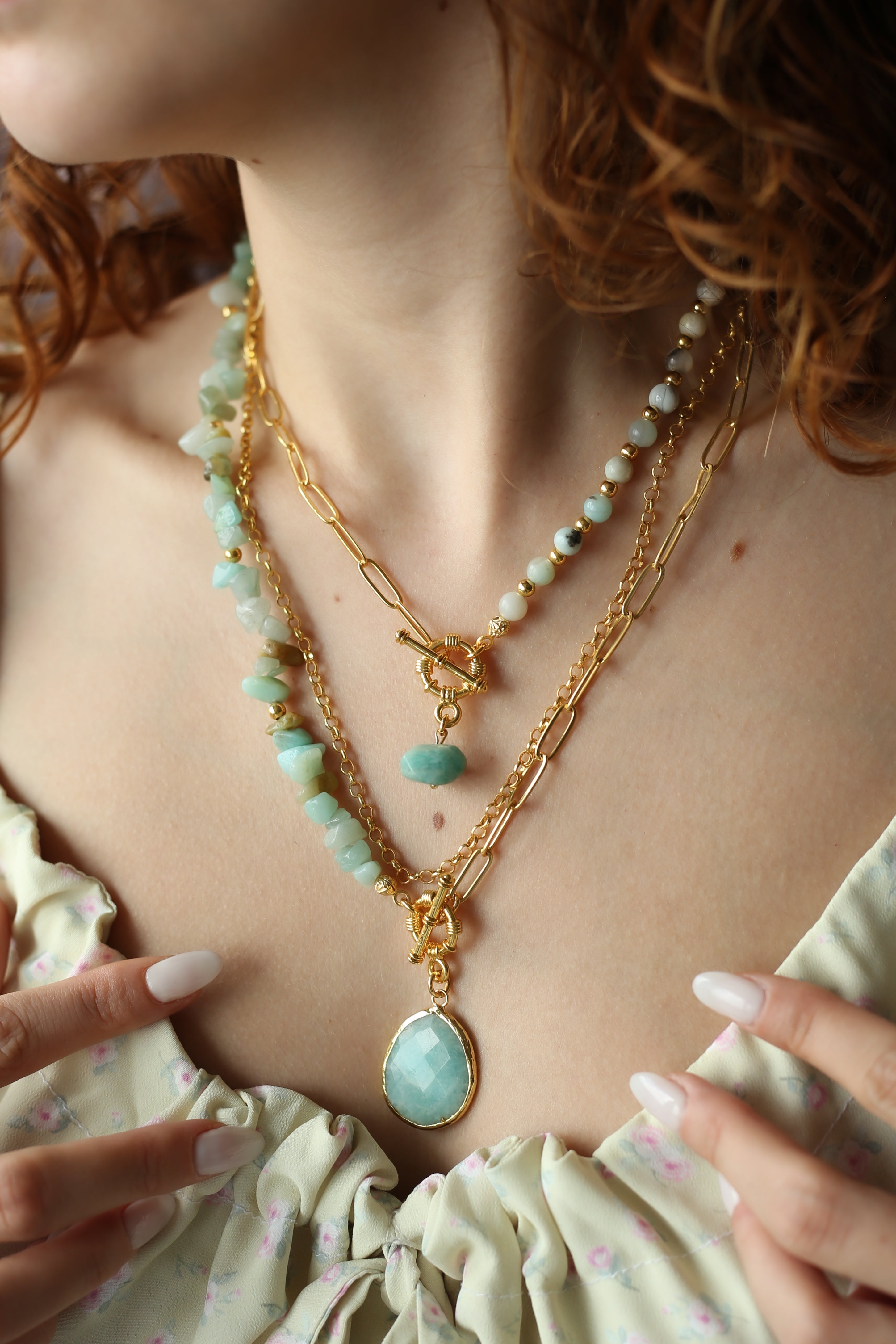 Amazonite Collier