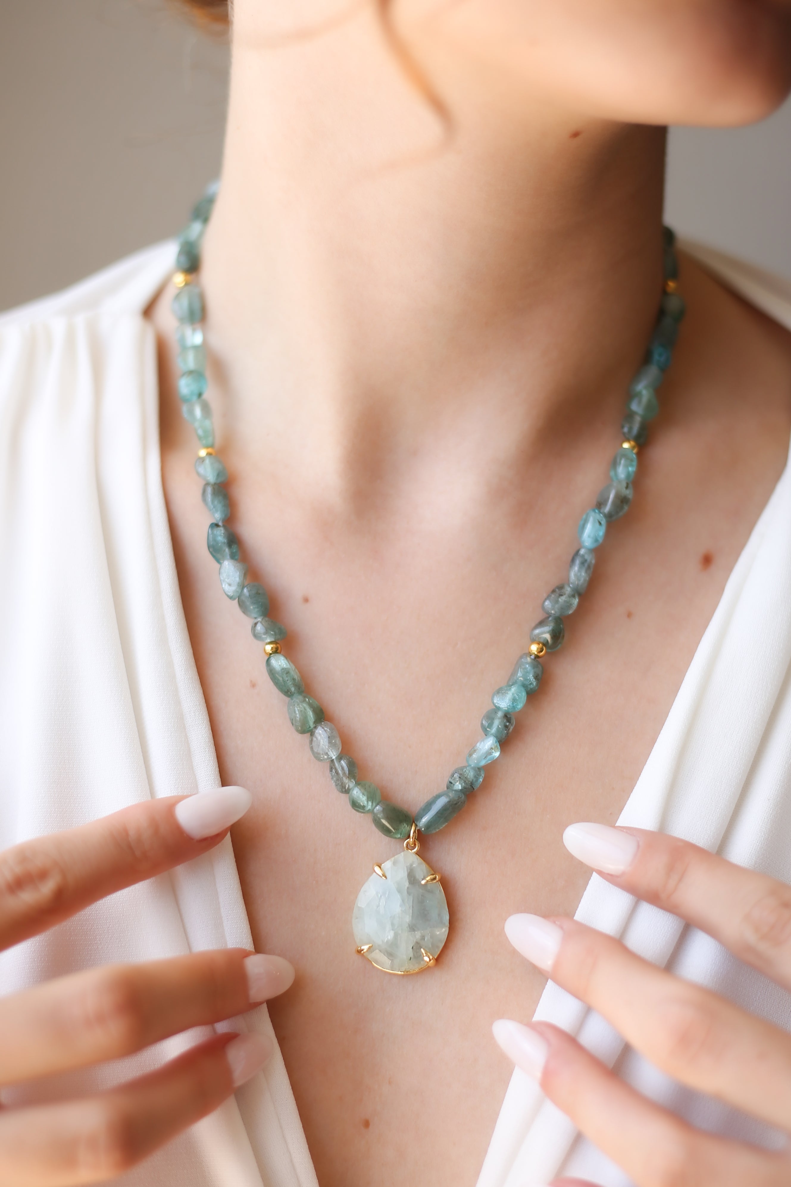 Aquamarine Collier