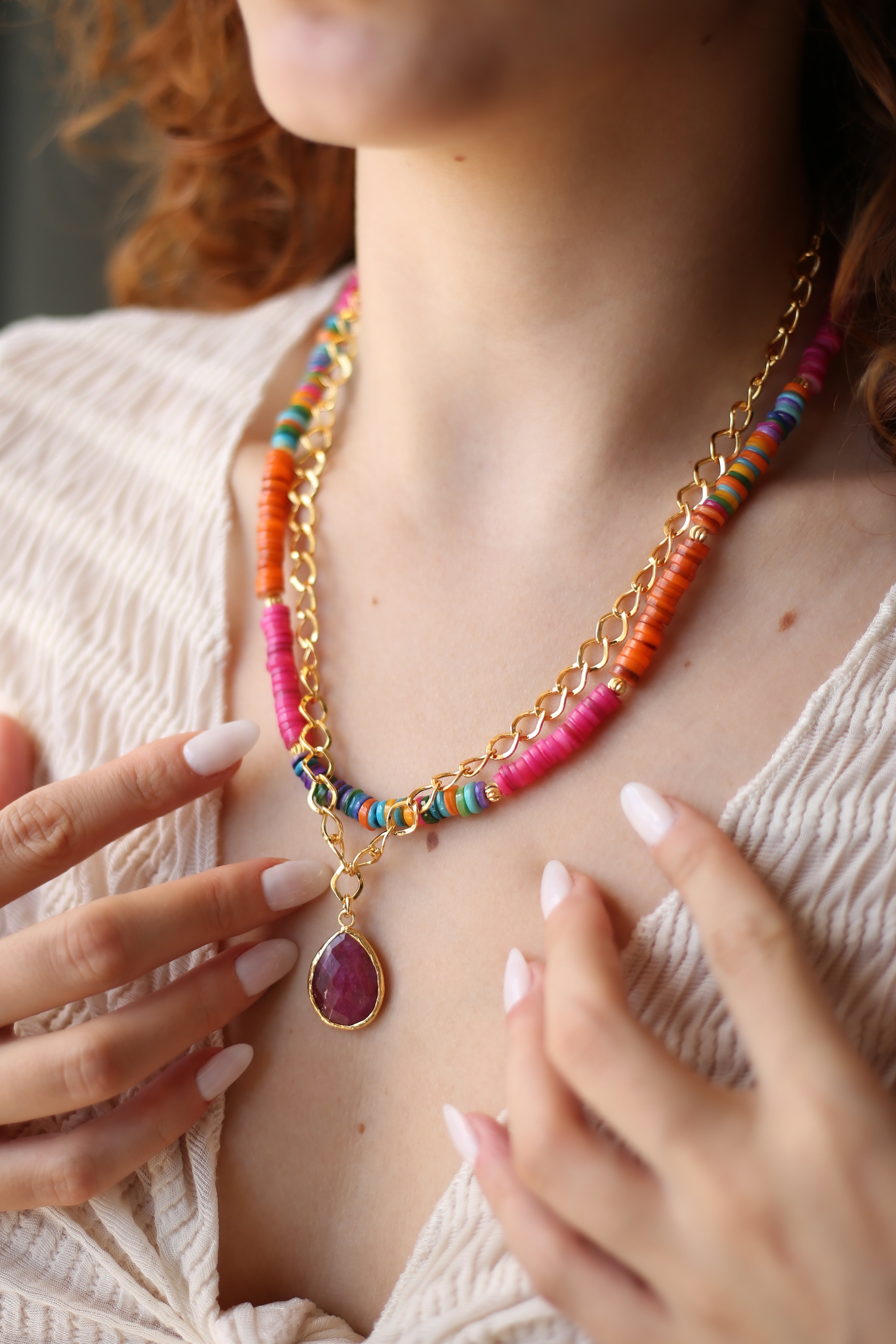 Quartz Collier