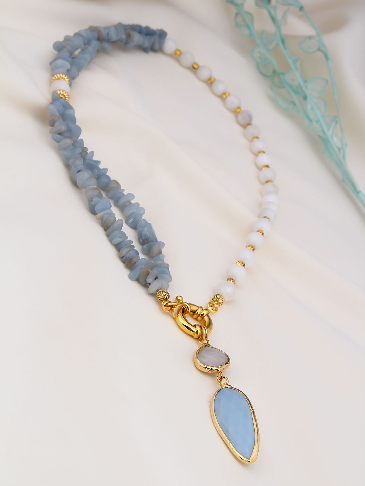 amazonite & moonstone Necklace