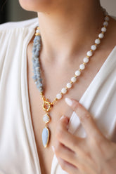 amazonite & moonstone Necklace