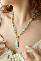 Amazonite Collier
