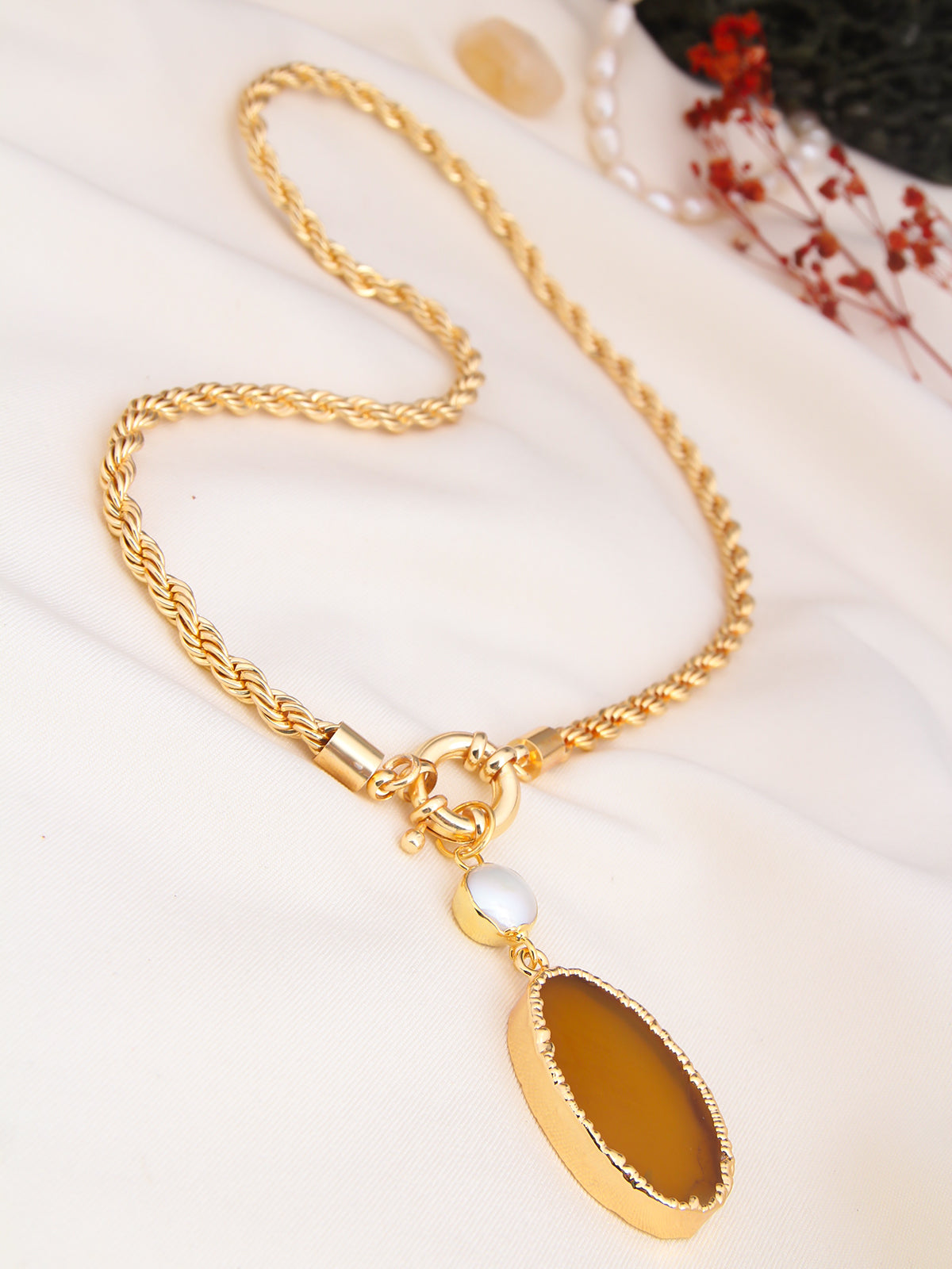 Agate Collier
