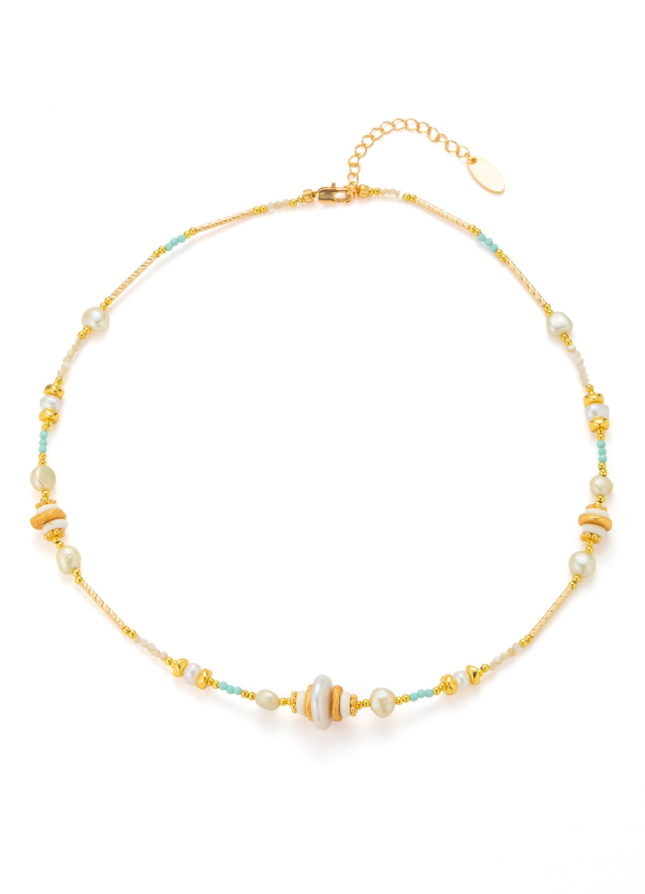 Pearl & Turquoise Necklace