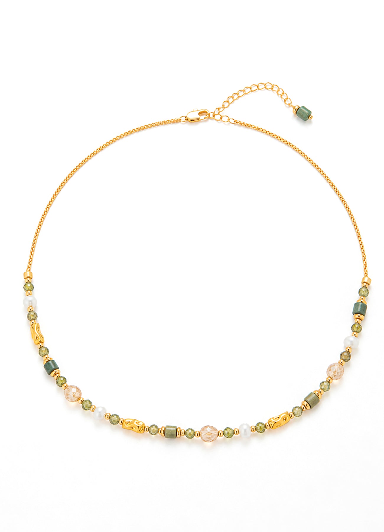 Crystal & Pearl Necklace