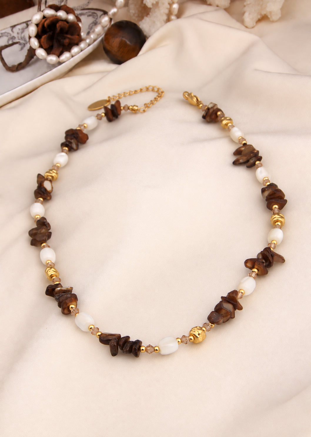Tiger Eyes Necklace
