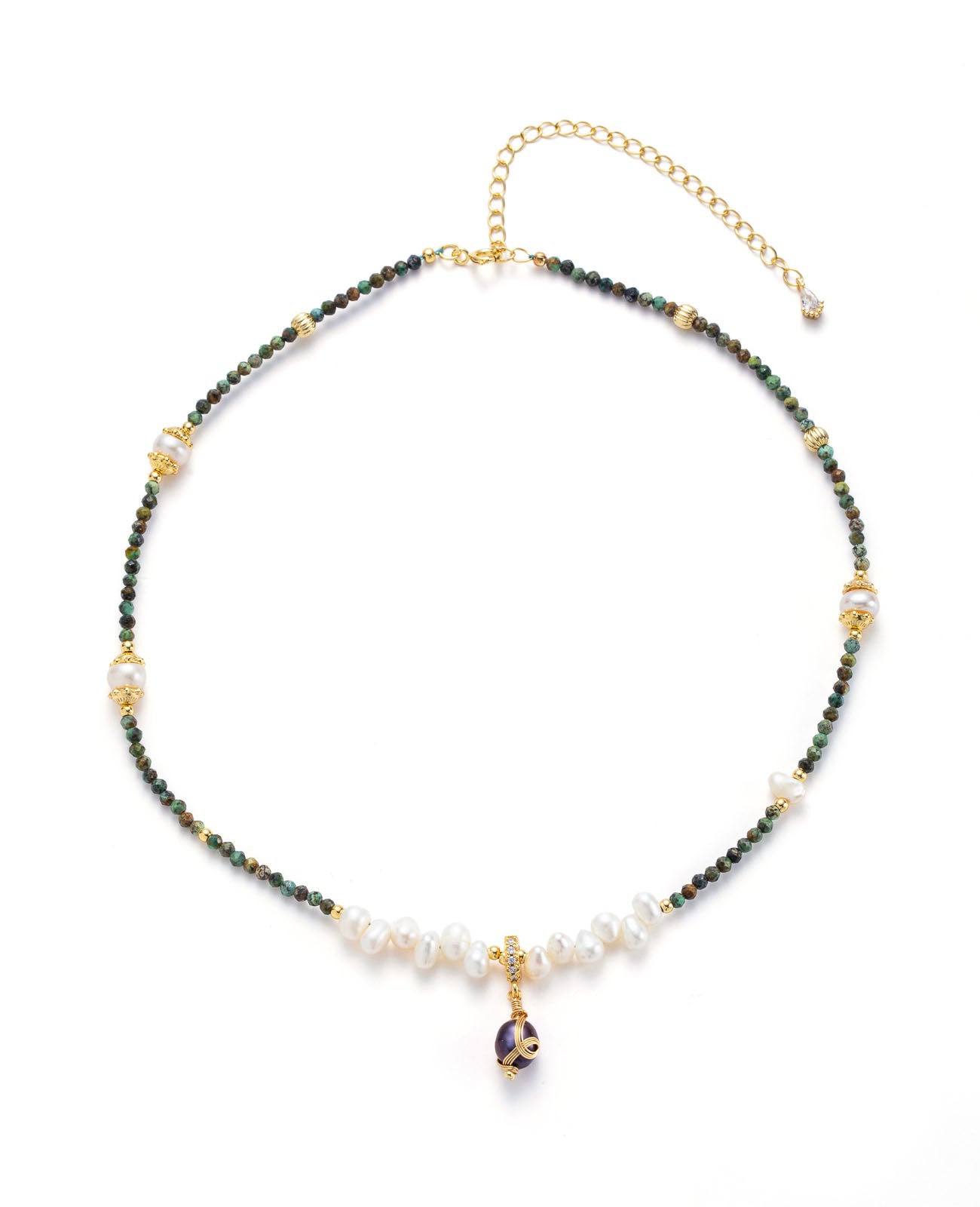 Pearl & Turquoise Necklace