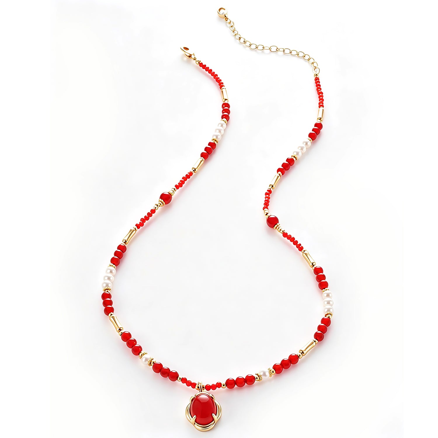 Crystal & Pearl Necklace