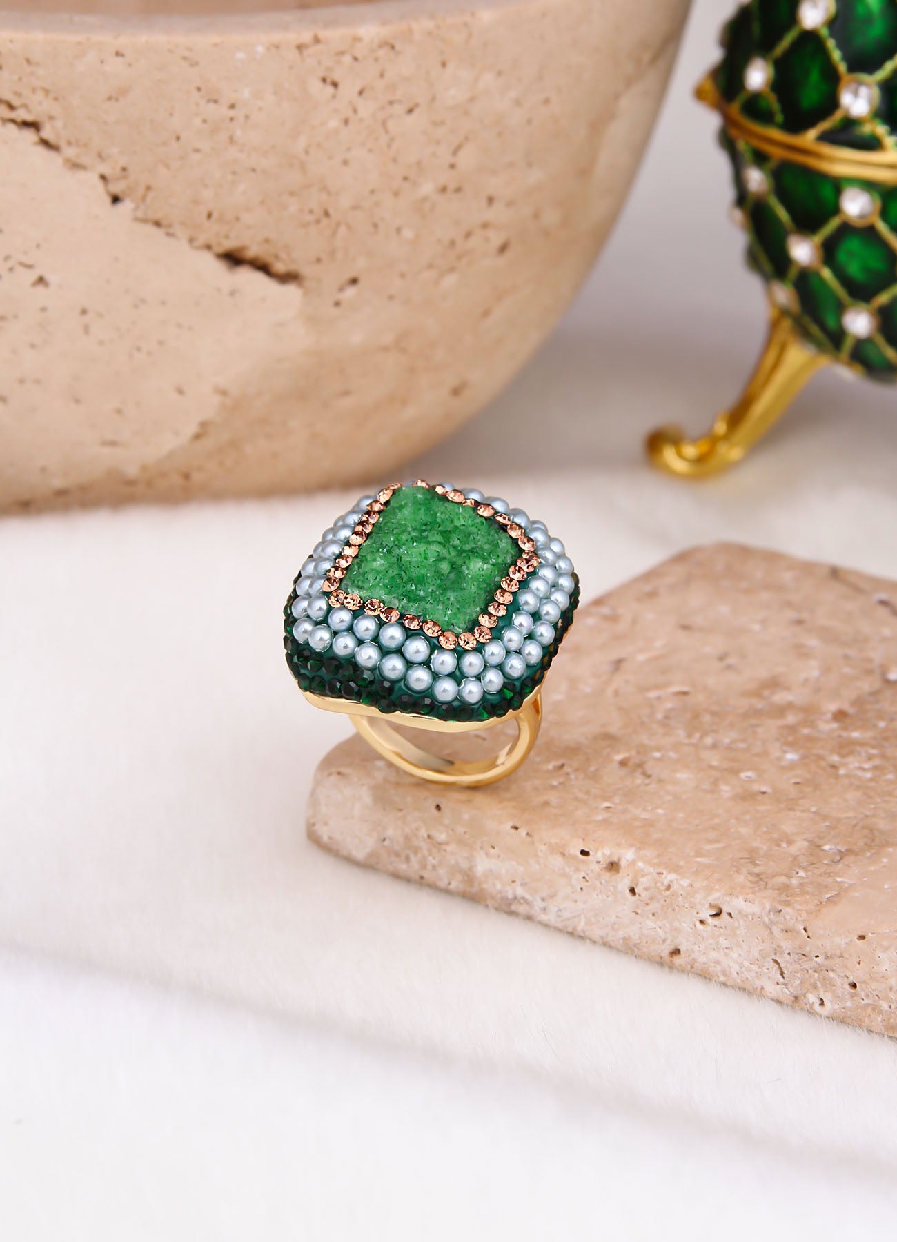 Agate Bague
