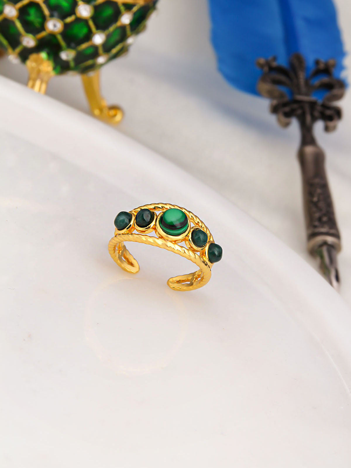 Malahite Bague