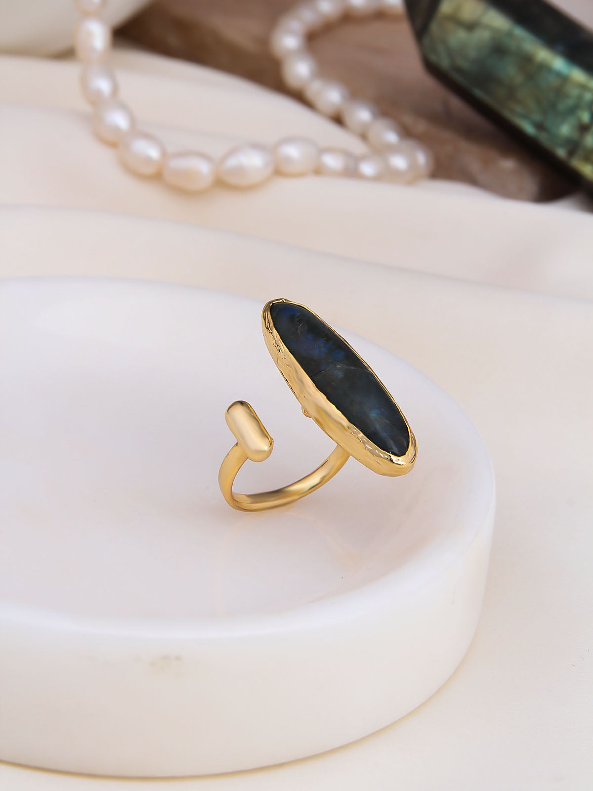 Labradorite Bague