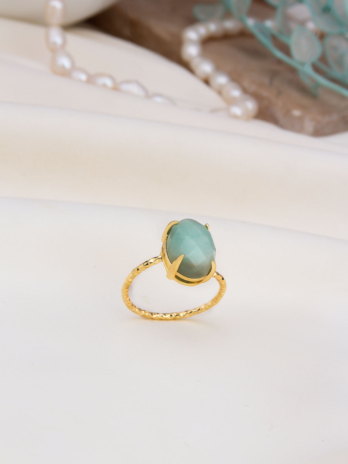 Amazonite Bague