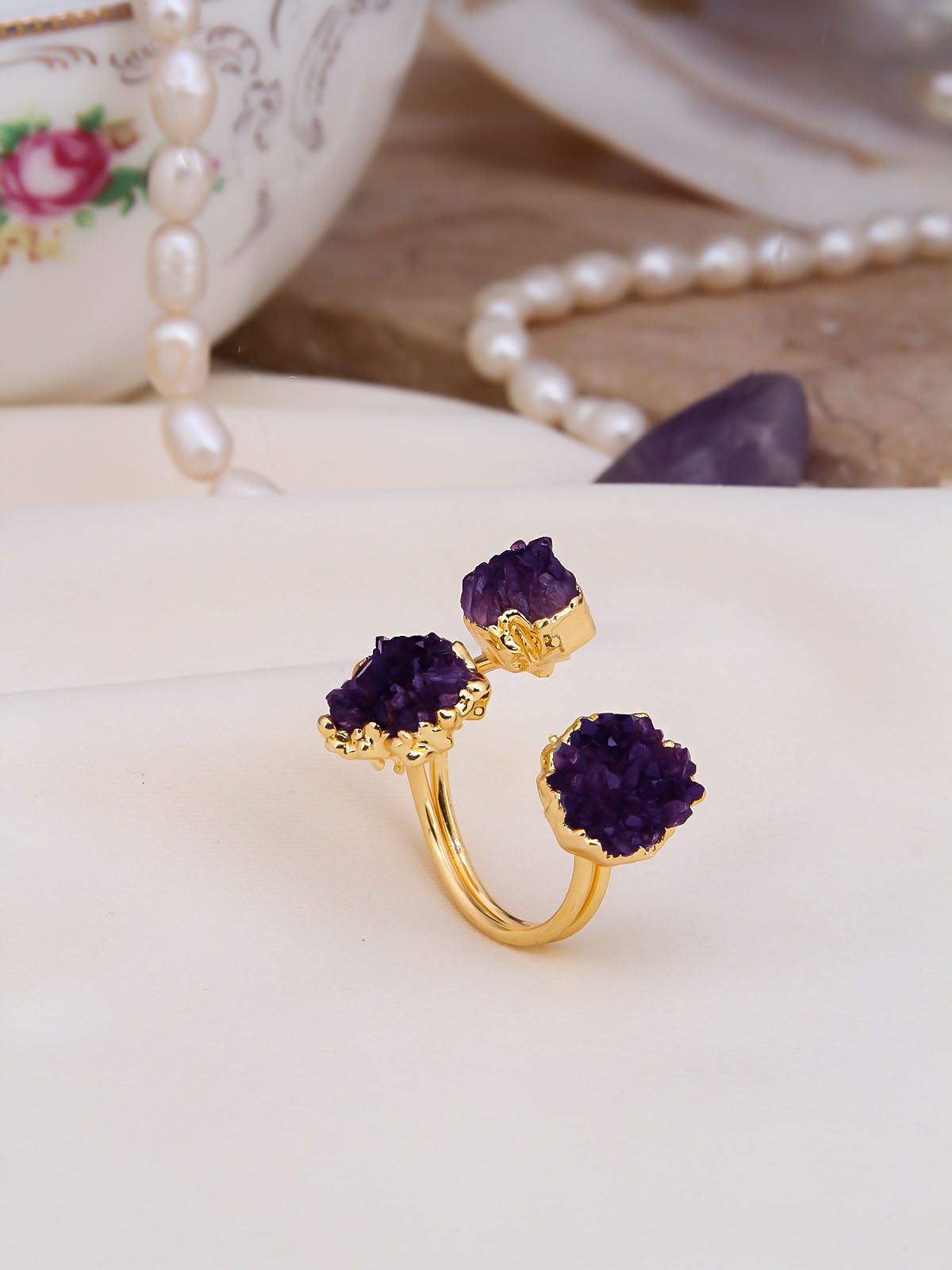 Forest Quartz Bague